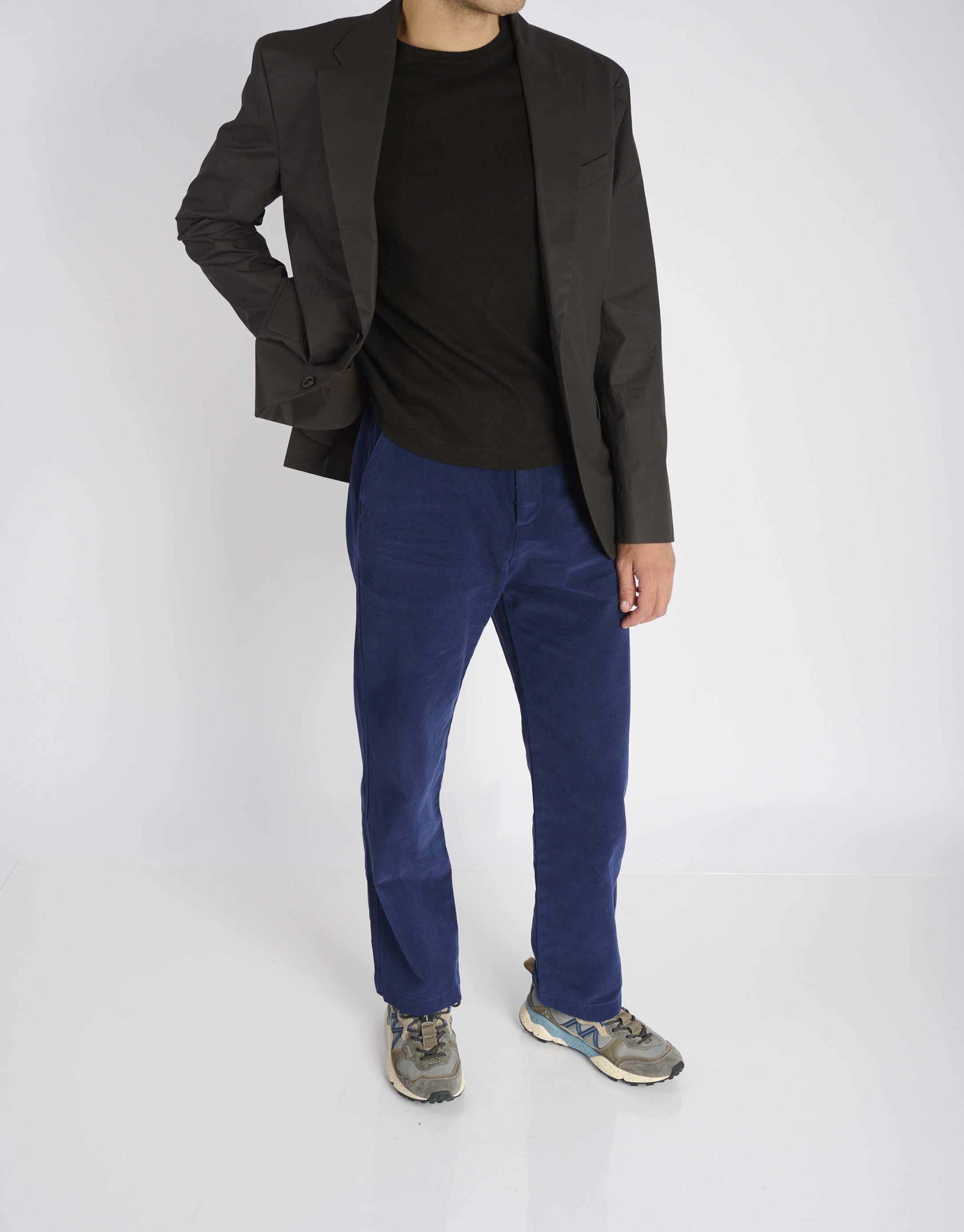 נעלי גברים - Flower Mountain - סניקרס LENZAN - אפור3