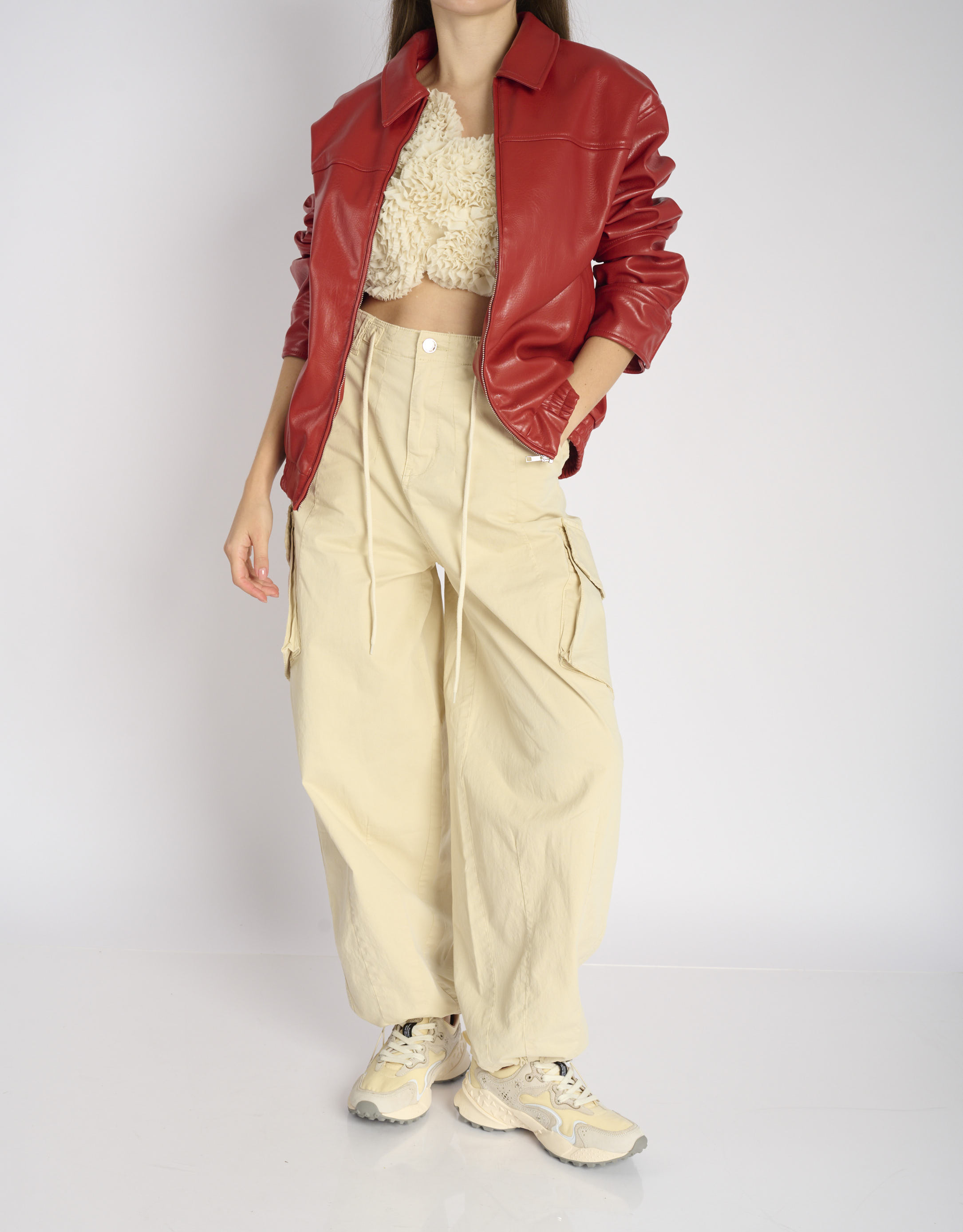 נעלי נשים - Flower Mountain - סניקרס זמש ובד RULIS - אופוויט2