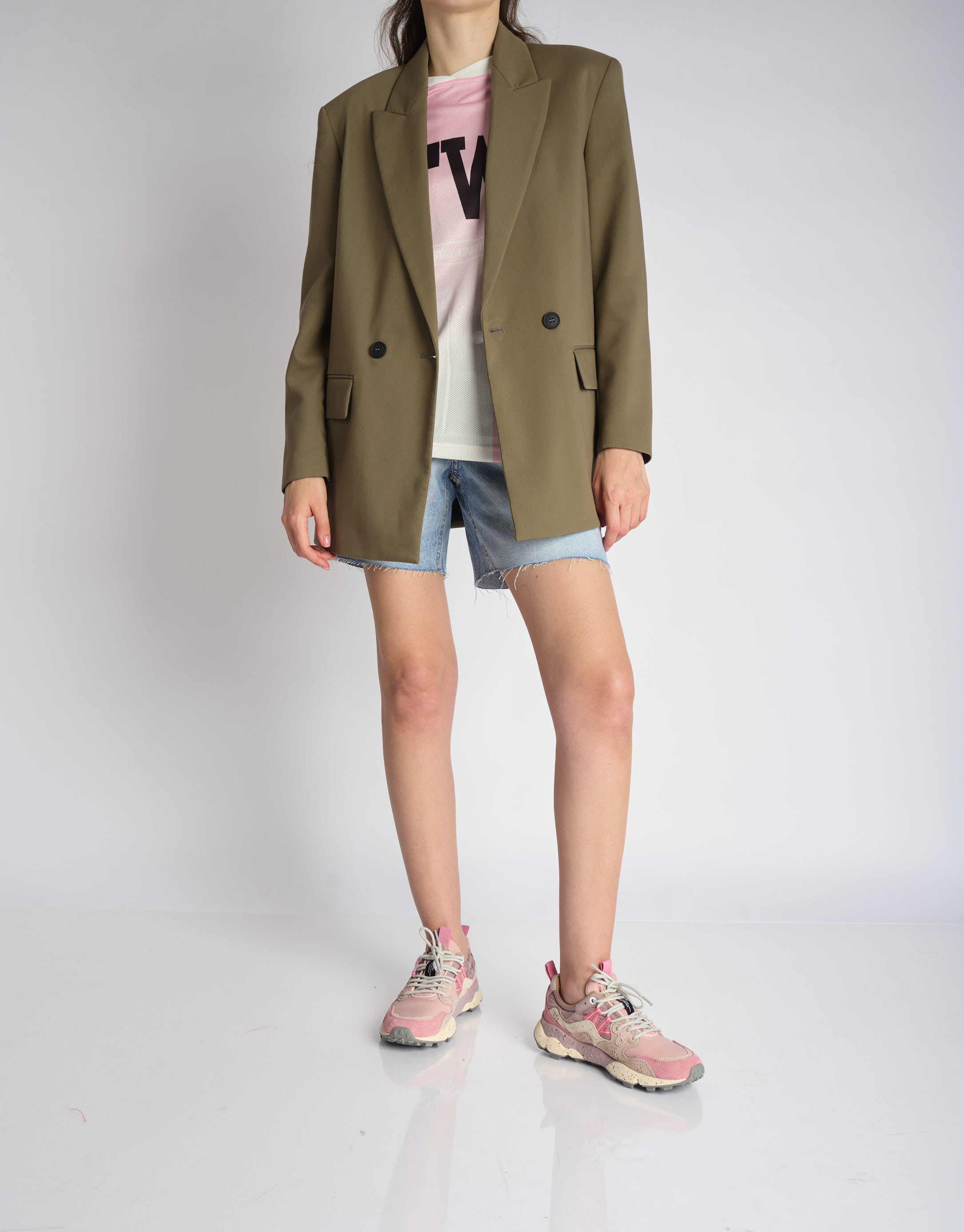 נעלי נשים - Flower Mountain - סניקרס YAMANO 3 - ורוד3