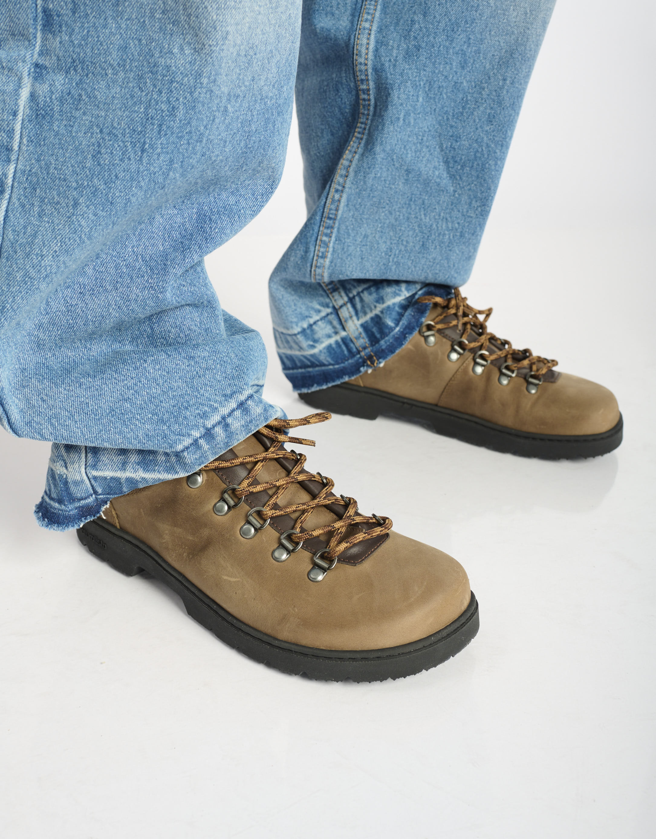 נעלי גברים - El Naturalista - נעלי עור NOMADA - אפור חום3