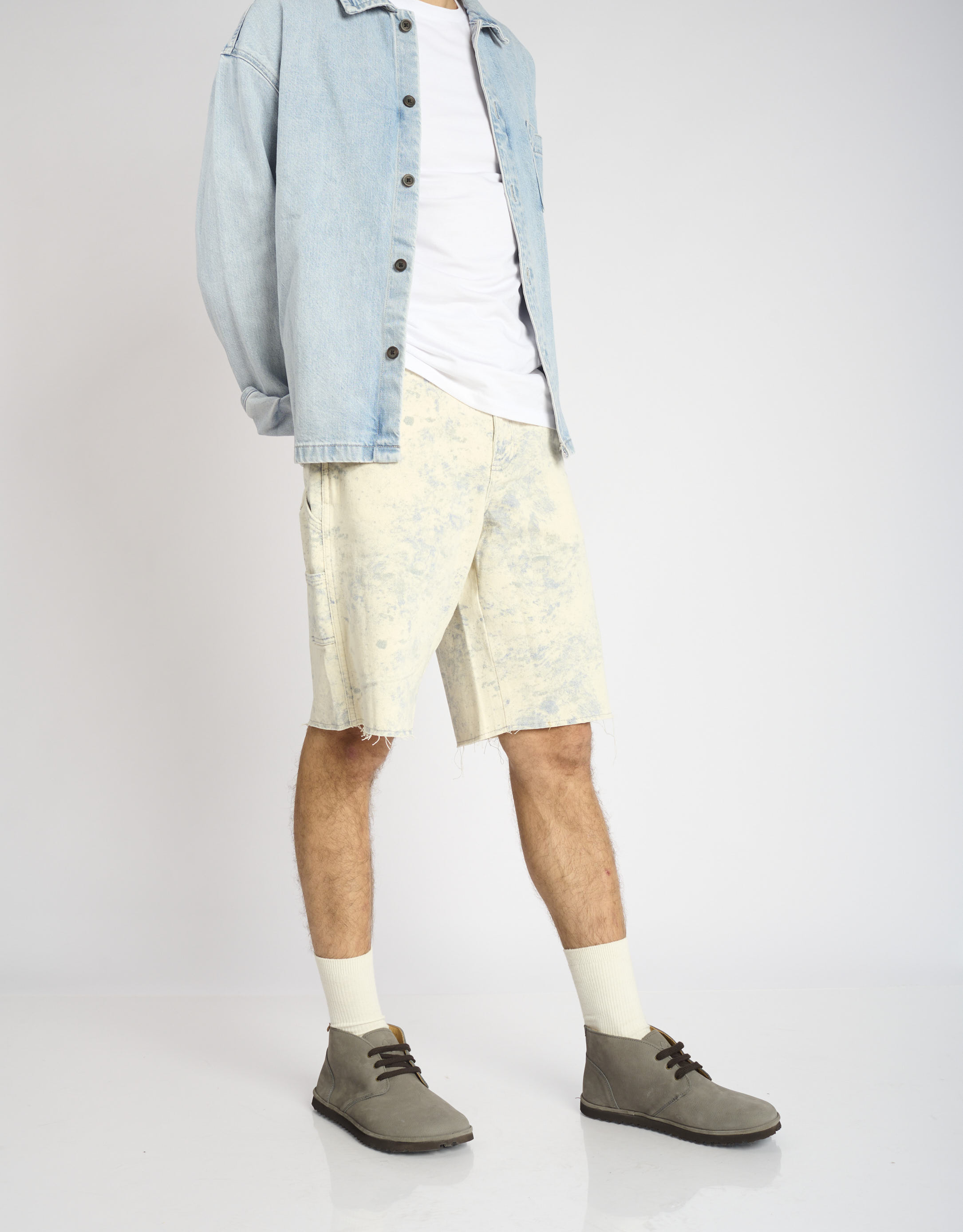 נעלי גברים - El Naturalista - נעלי עור גבוהות TRIBU - אפור3