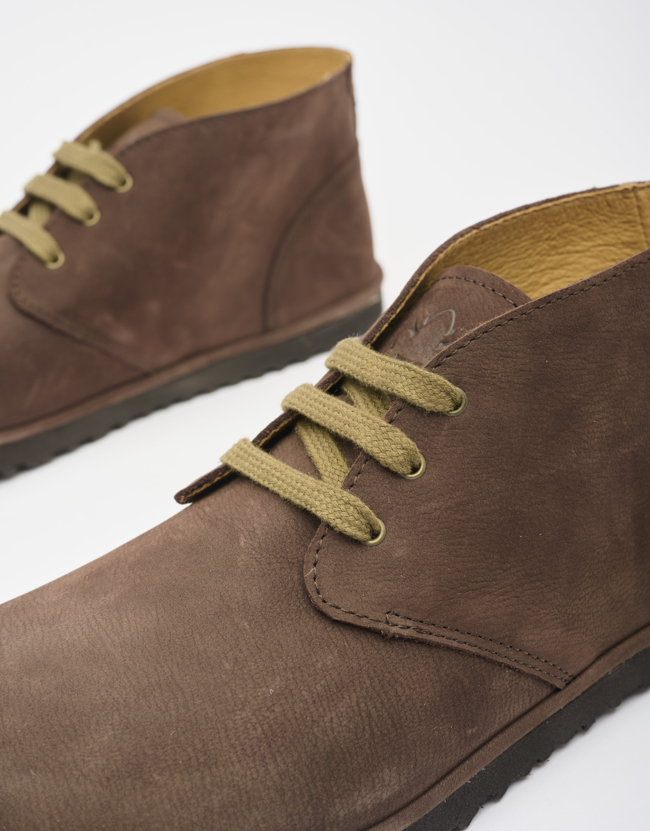 נעלי גברים - El Naturalista - נעלי עור גבוהות TRIBU - חום כהה3