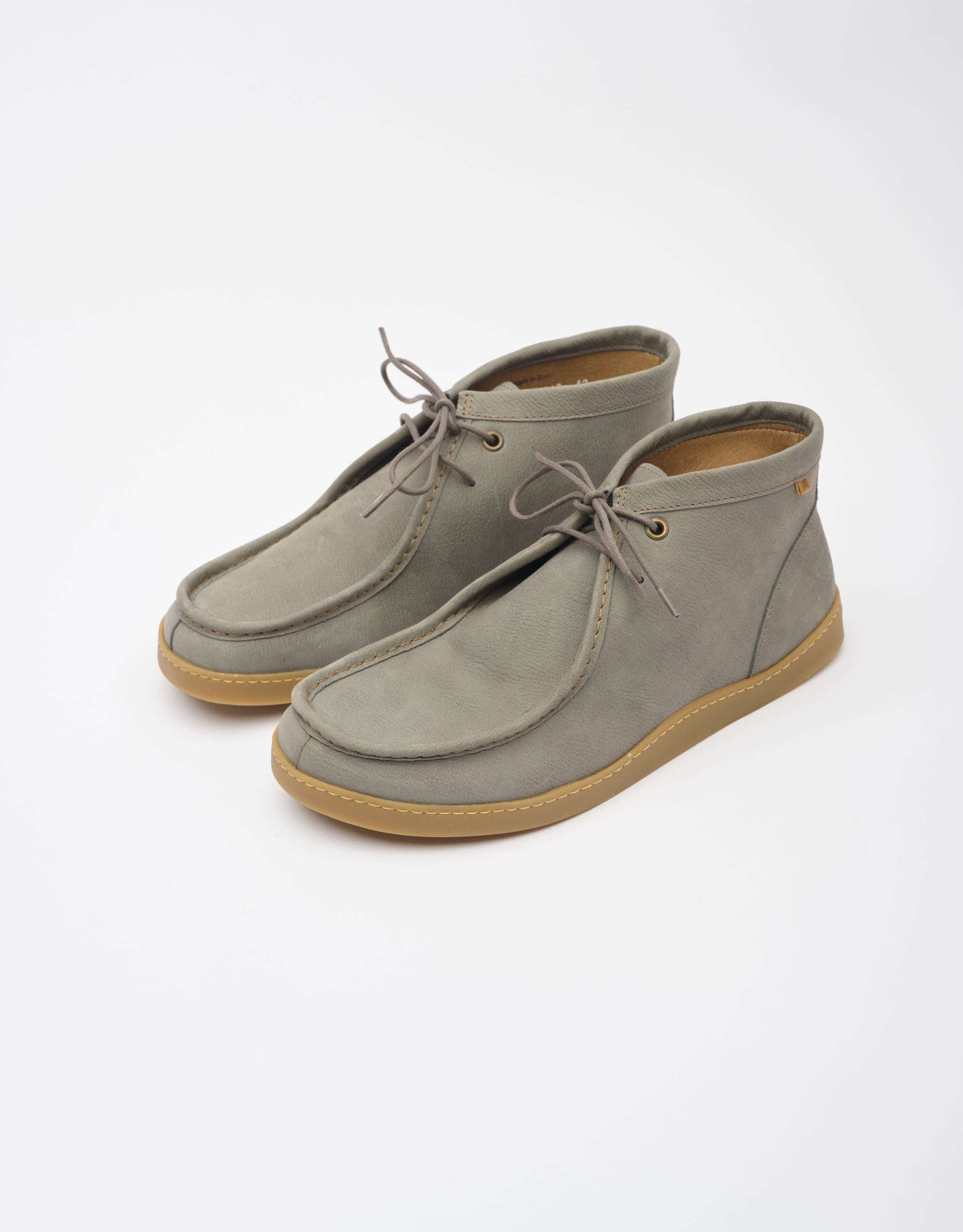 נעלי גברים - El Naturalista - נעלי עור גבוהות ORIGEN - אפור1