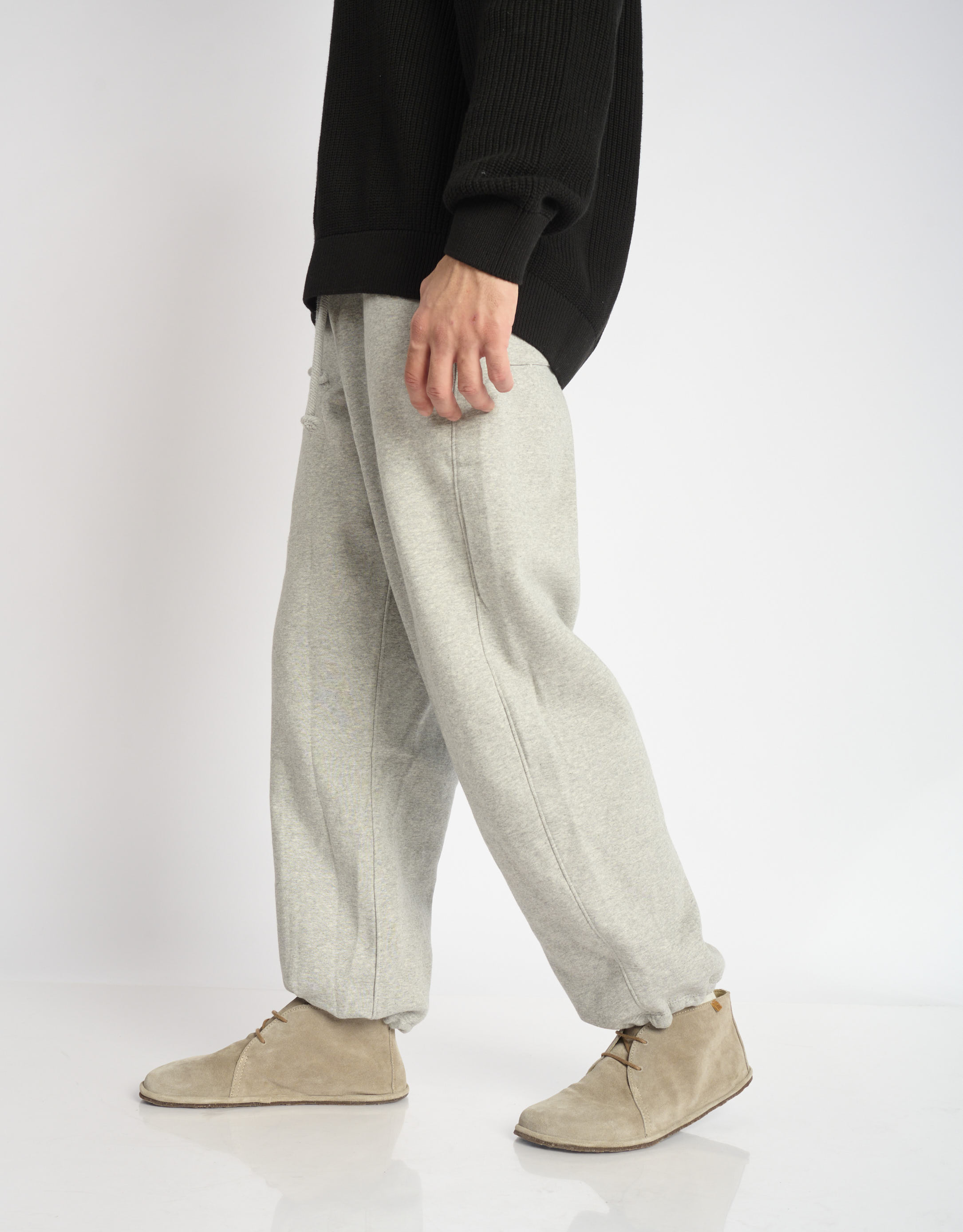 נעלי גברים - El Naturalista - נעלי זמש גבוהות BARE - אפור חום4