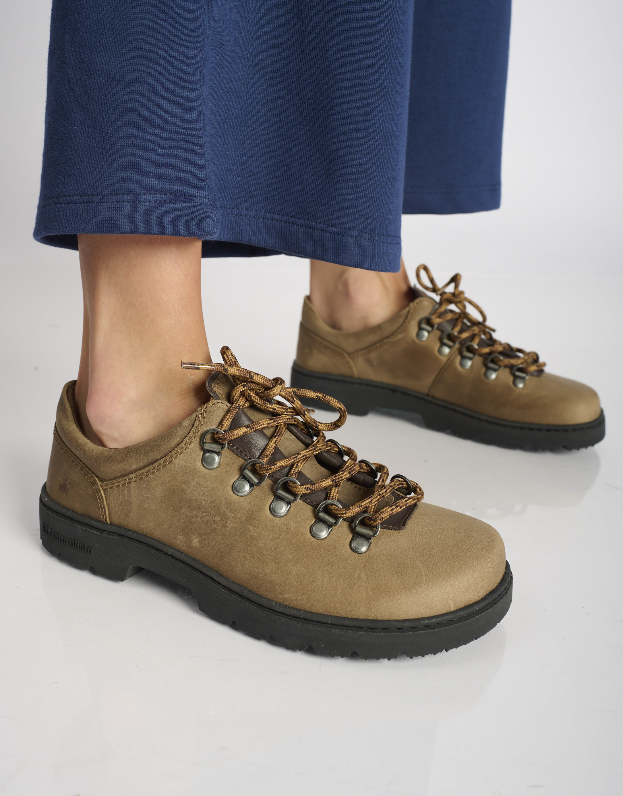 נעלי נשים - El Naturalista - נעלי עור NOMADA - חום בהיר4