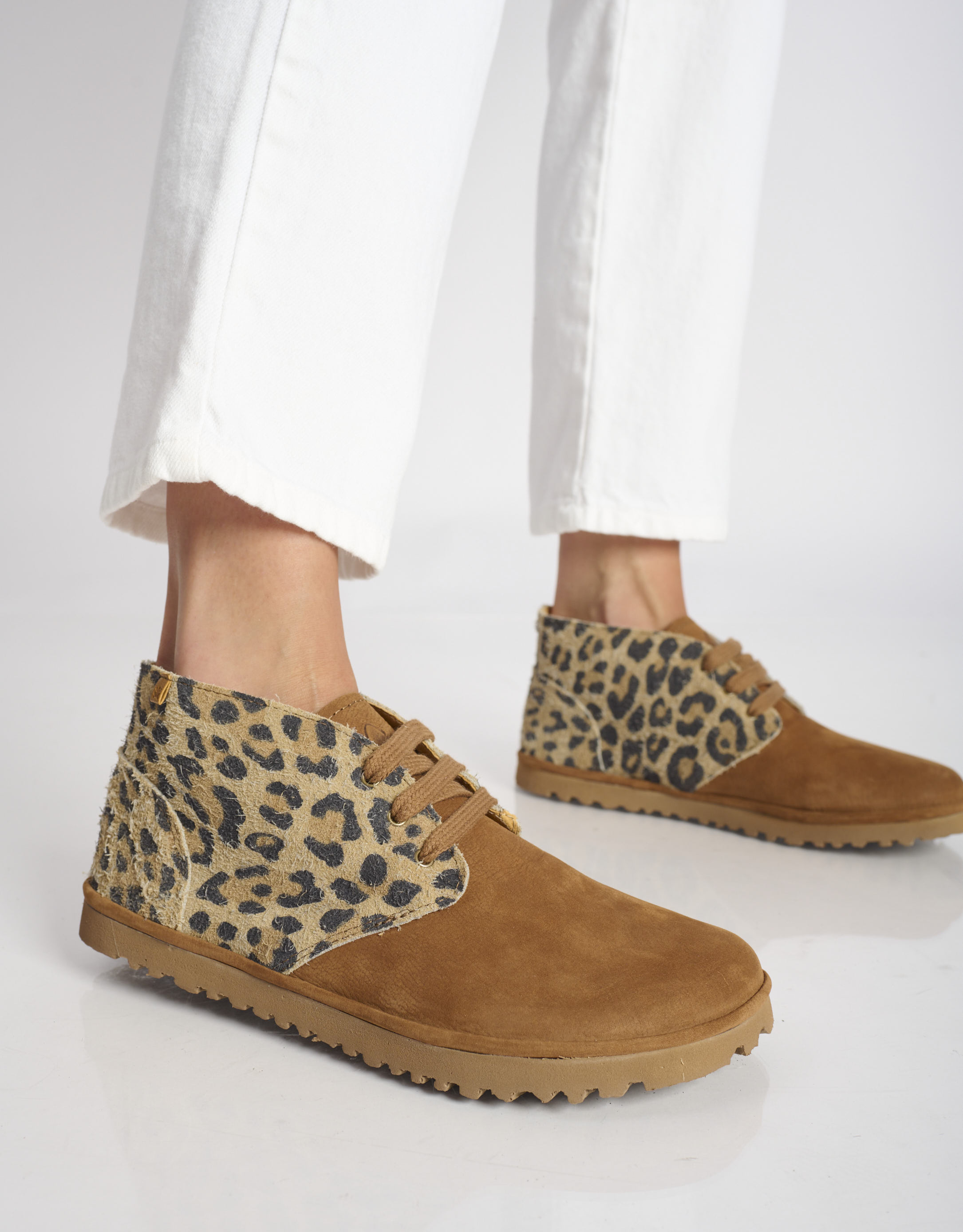 נעלי נשים - El Naturalista - נעליים משולבות TRIBU - נמר3