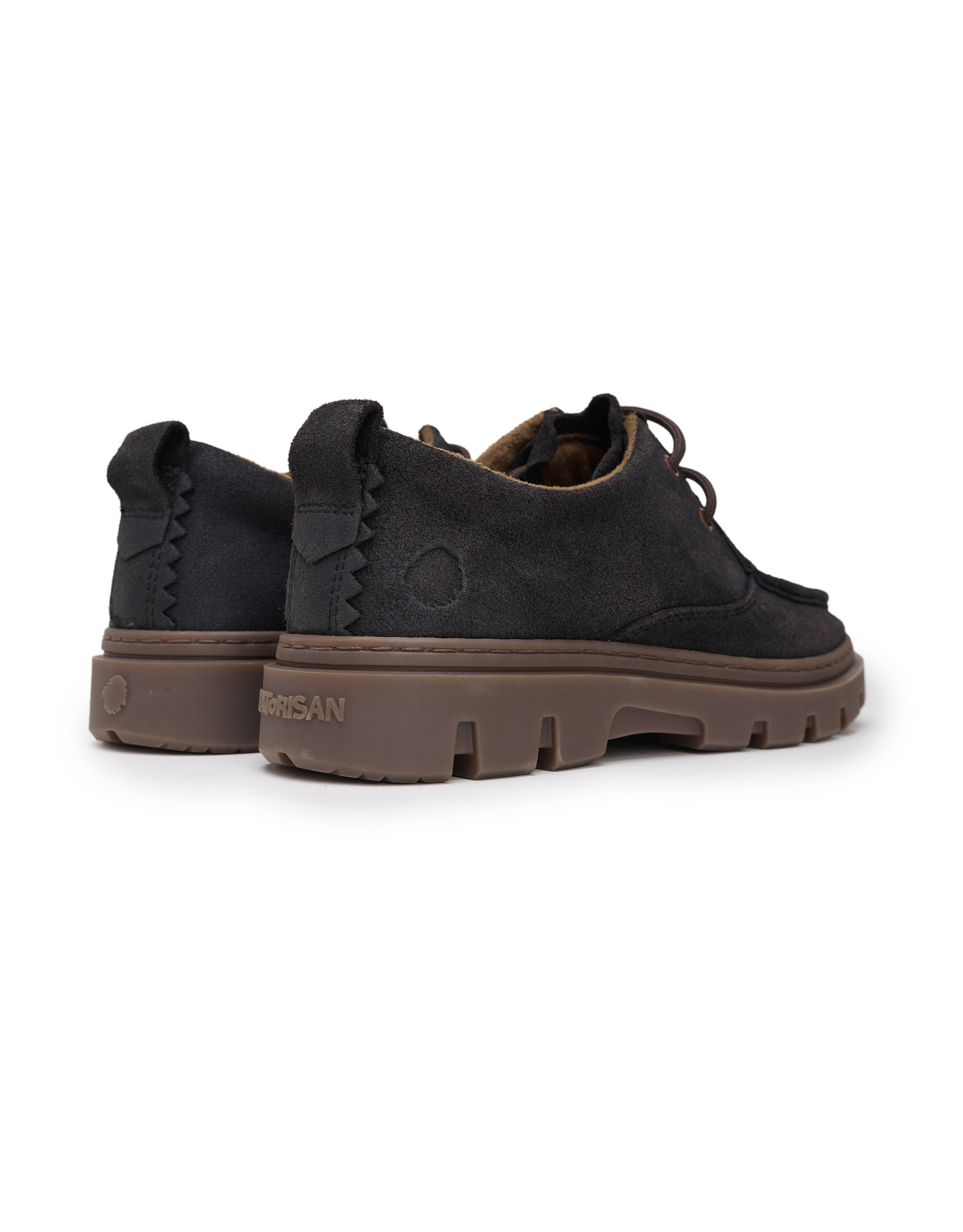 נעלי גברים - Satorisan - מוקסינים UNALOME WALLABY - חום כהה1