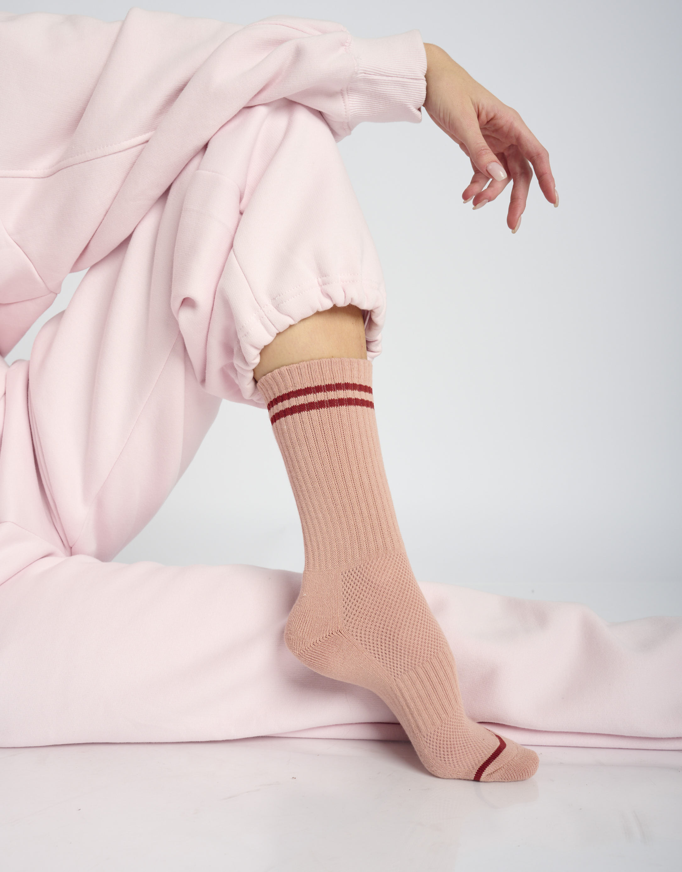 נעלי נשים -  - גרביים BOYFRIEND - ורוד3