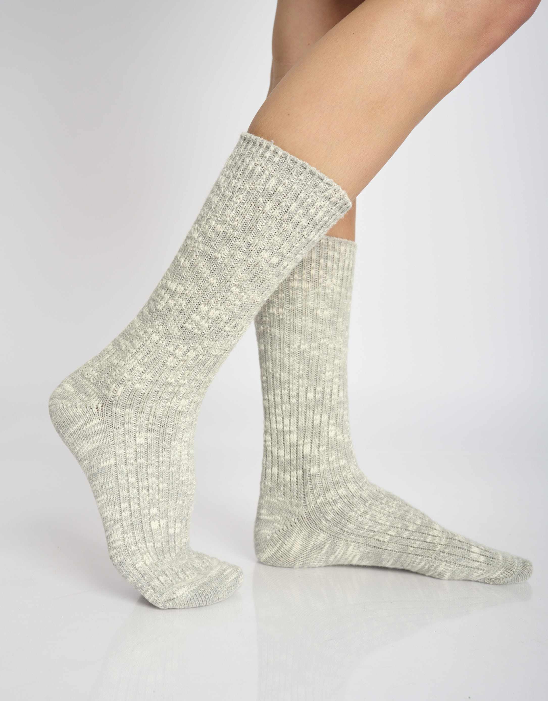 נעלי נשים -  - גרביים COTTAGE - אפור בהיר4