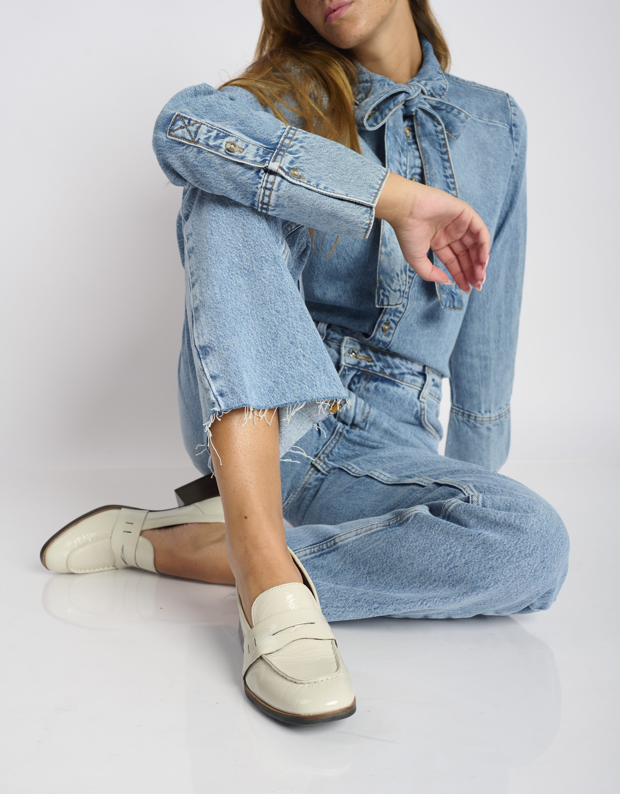 נעלי נשים - Yuko Imanishi - נעלי עור מבריקות RURI - אופוויט1