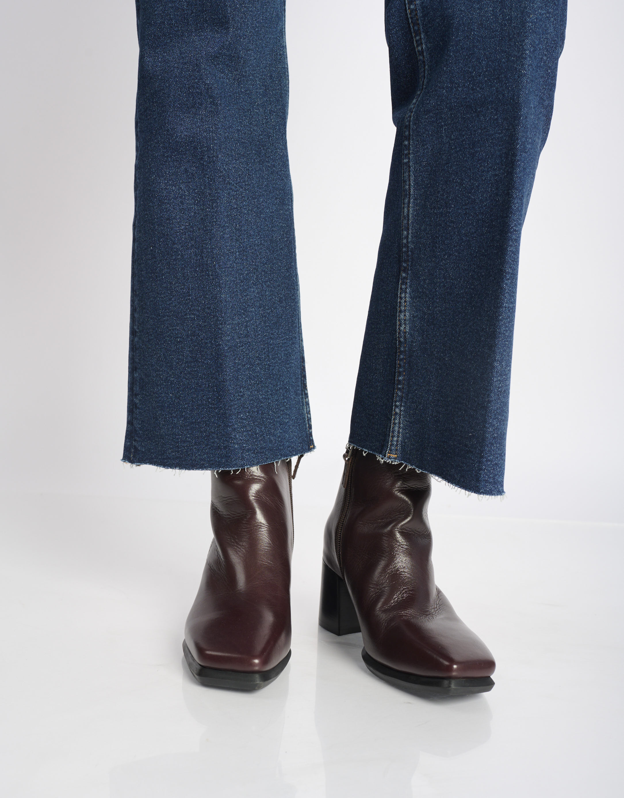 נעלי נשים - Yuko Imanishi - מגפונים עם עקב ORI - בורדו3