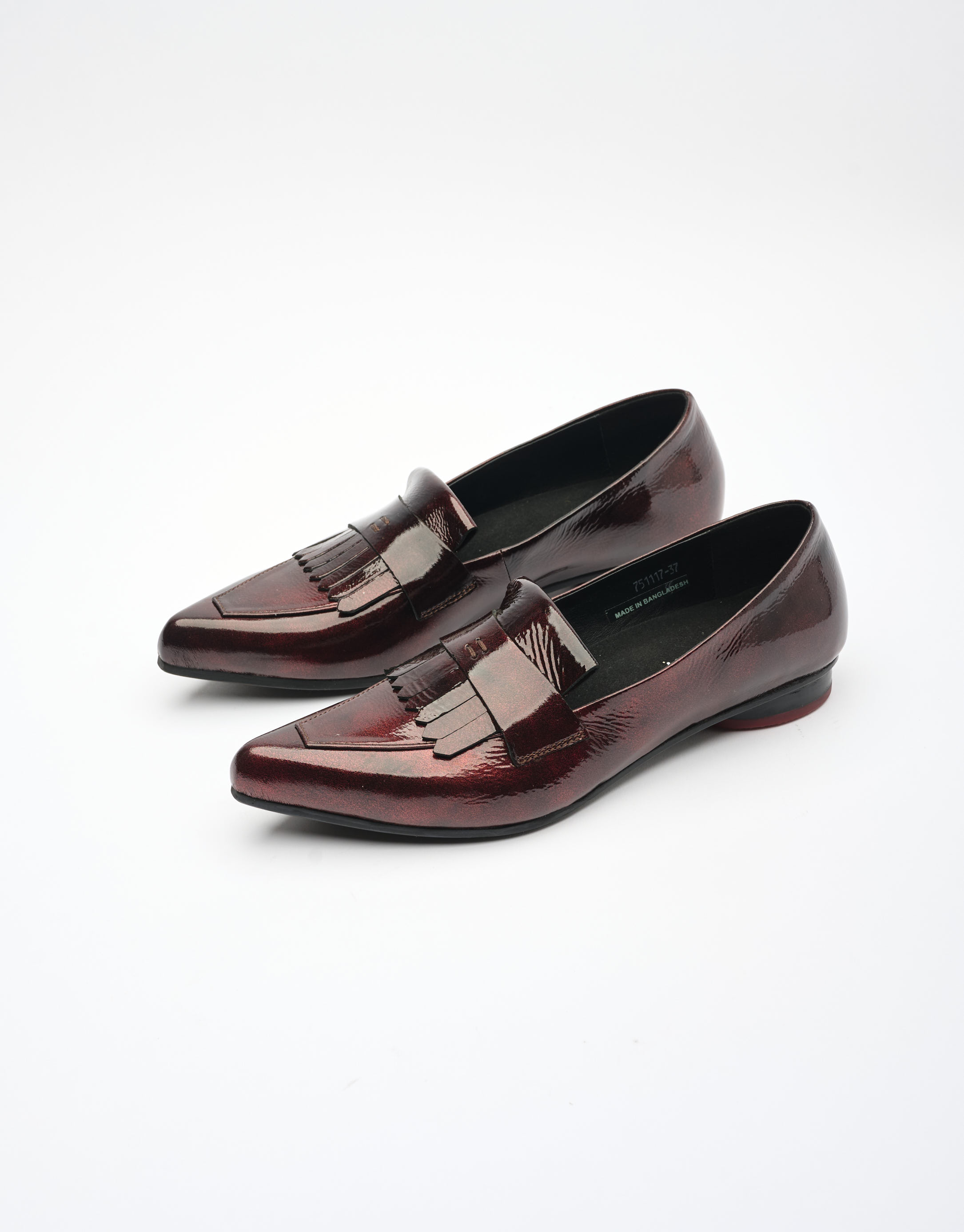 נעלי נשים - Yuko Imanishi - נעלי סירה מבריקות COTONA - חום1