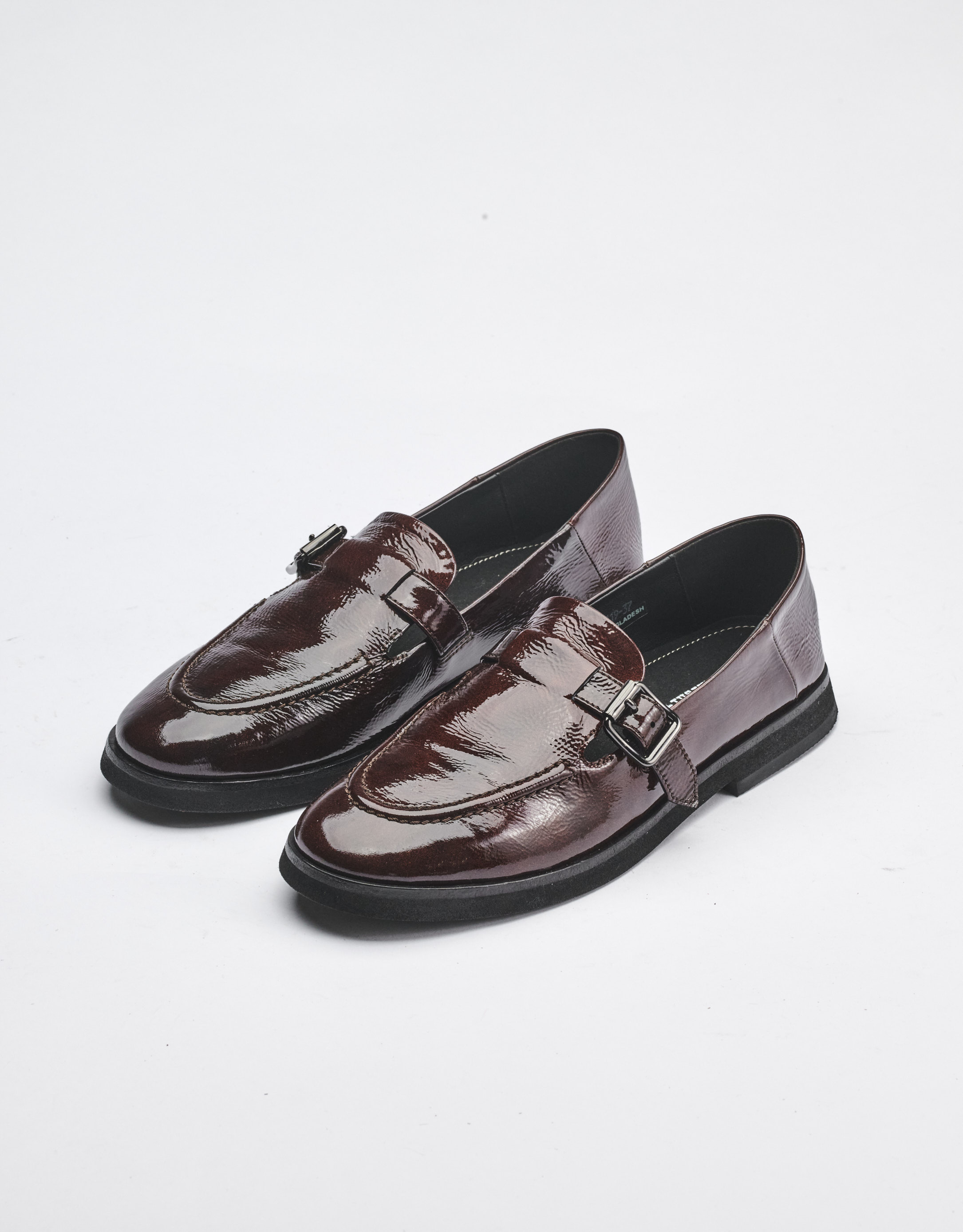 נעלי נשים - Yuko Imanishi - נעליים מבריקות KANA - חום2