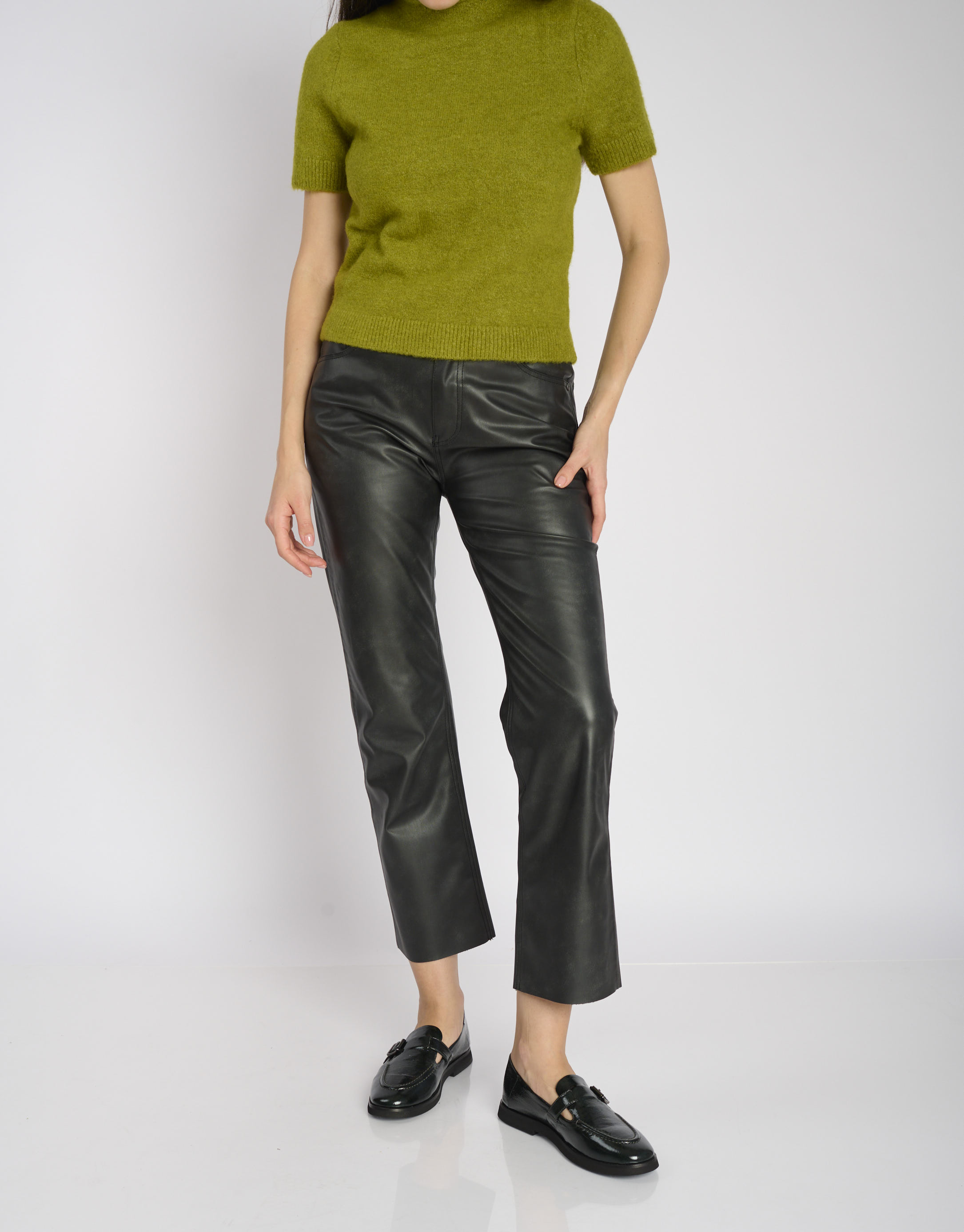 נעלי נשים - Yuko Imanishi - נעליים מבריקות KANA - ירוק3