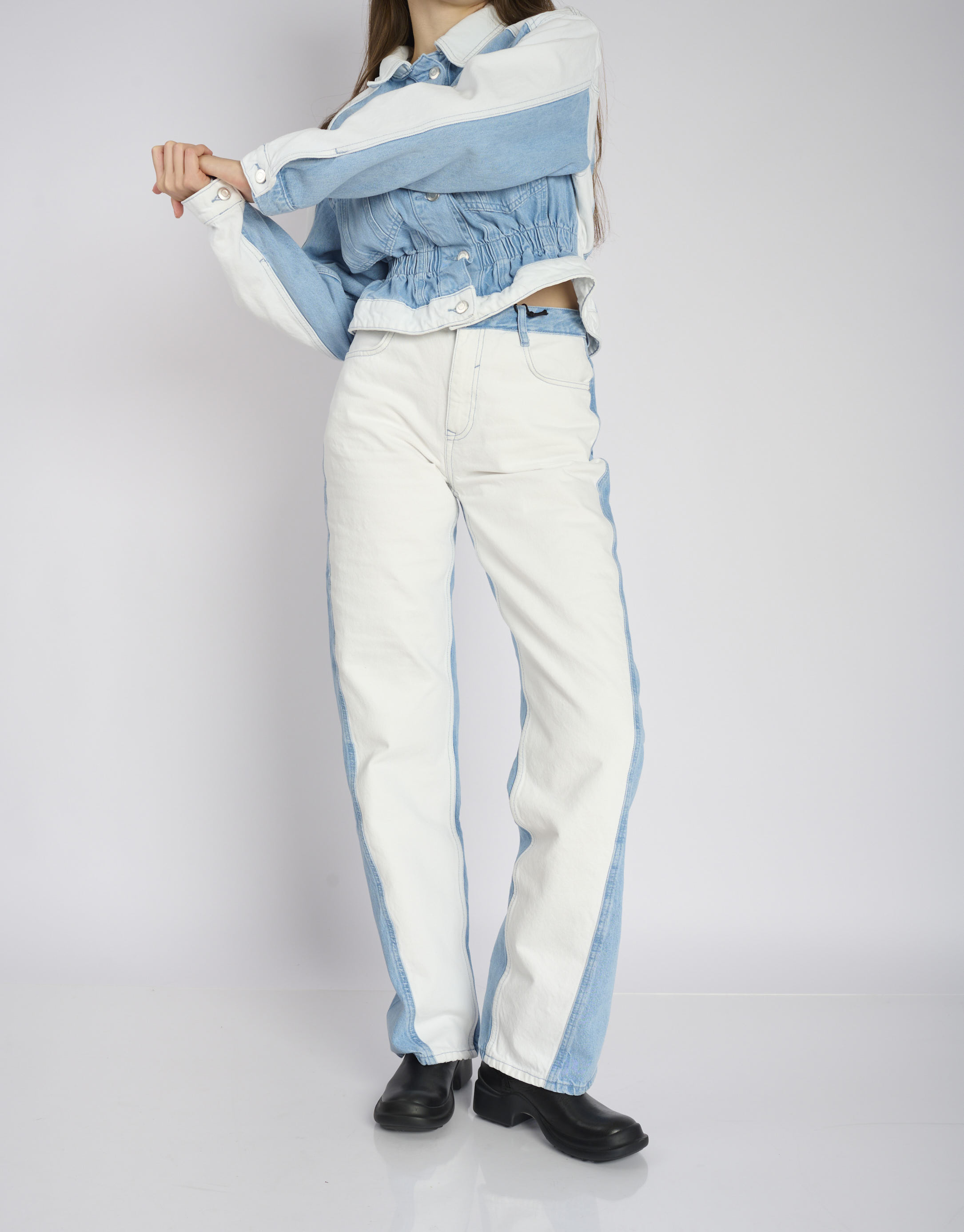 נעלי נשים - Jeffrey Campbell - מגפוני צ'לסי AVELINA - שחור2