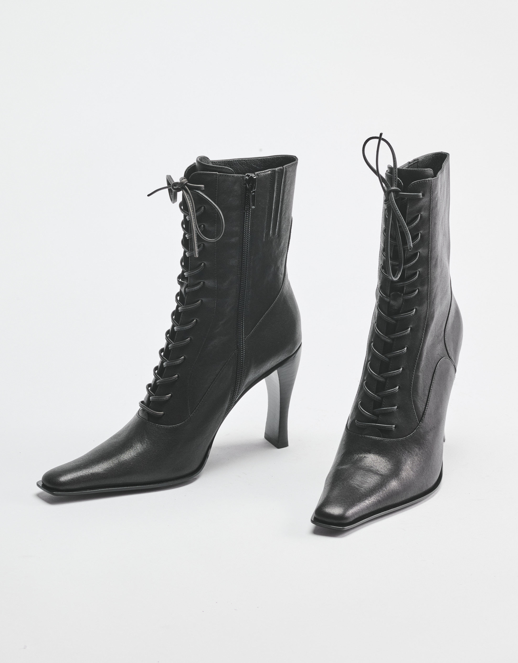 נעלי נשים - Jeffrey Campbell - מגפוני עקב BEBOLDU - שחור3