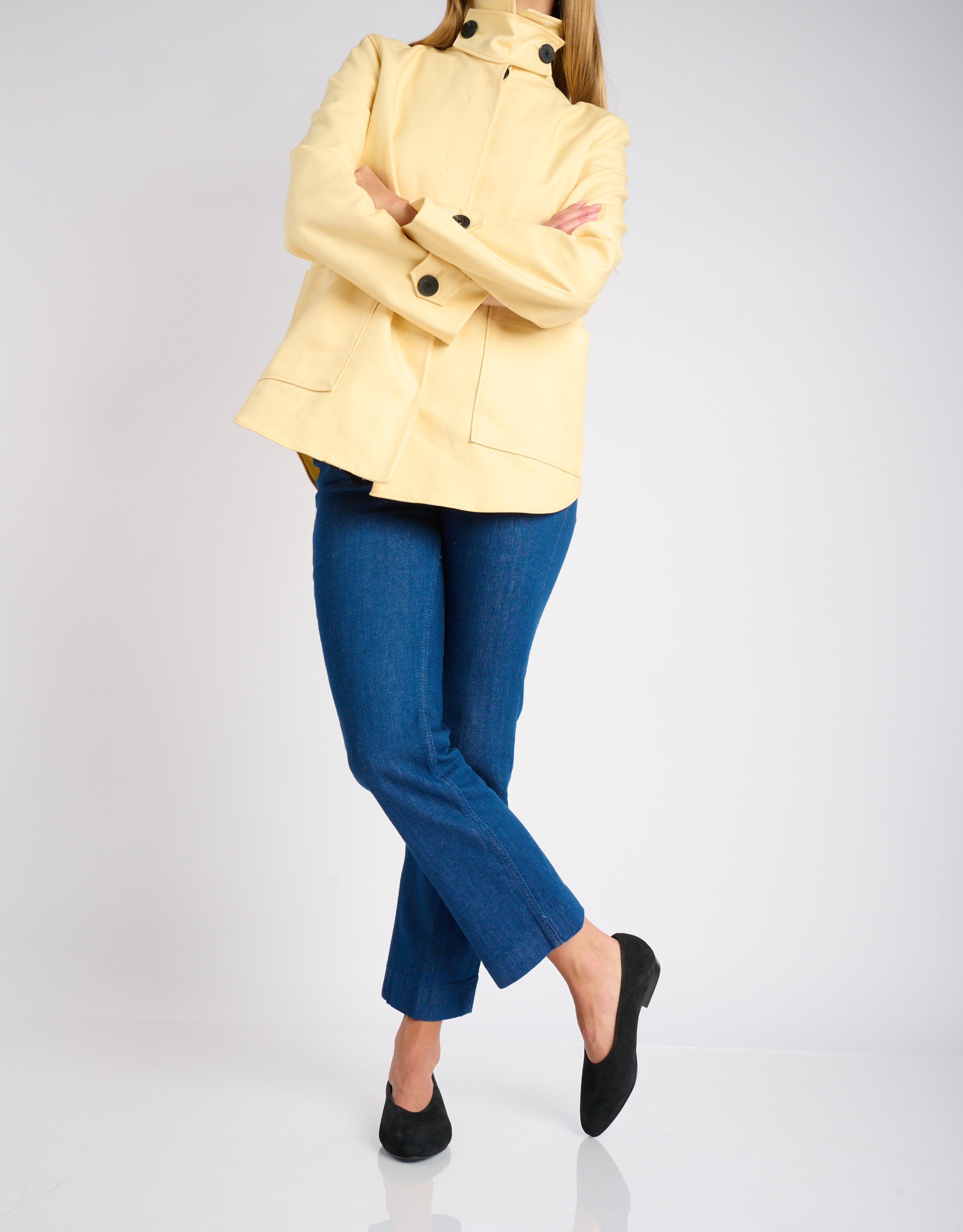 נעלי נשים - Jeffrey Campbell - נעלי סירה COLLENE - שחור2