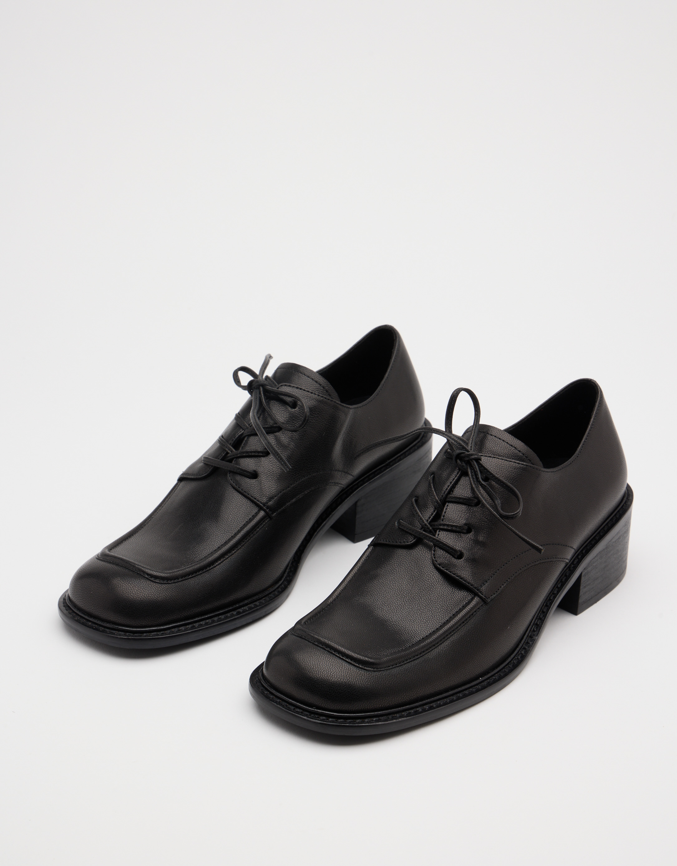 נעלי נשים - Jeffrey Campbell - נעליים עם שרוכים DETROIT - שחור2