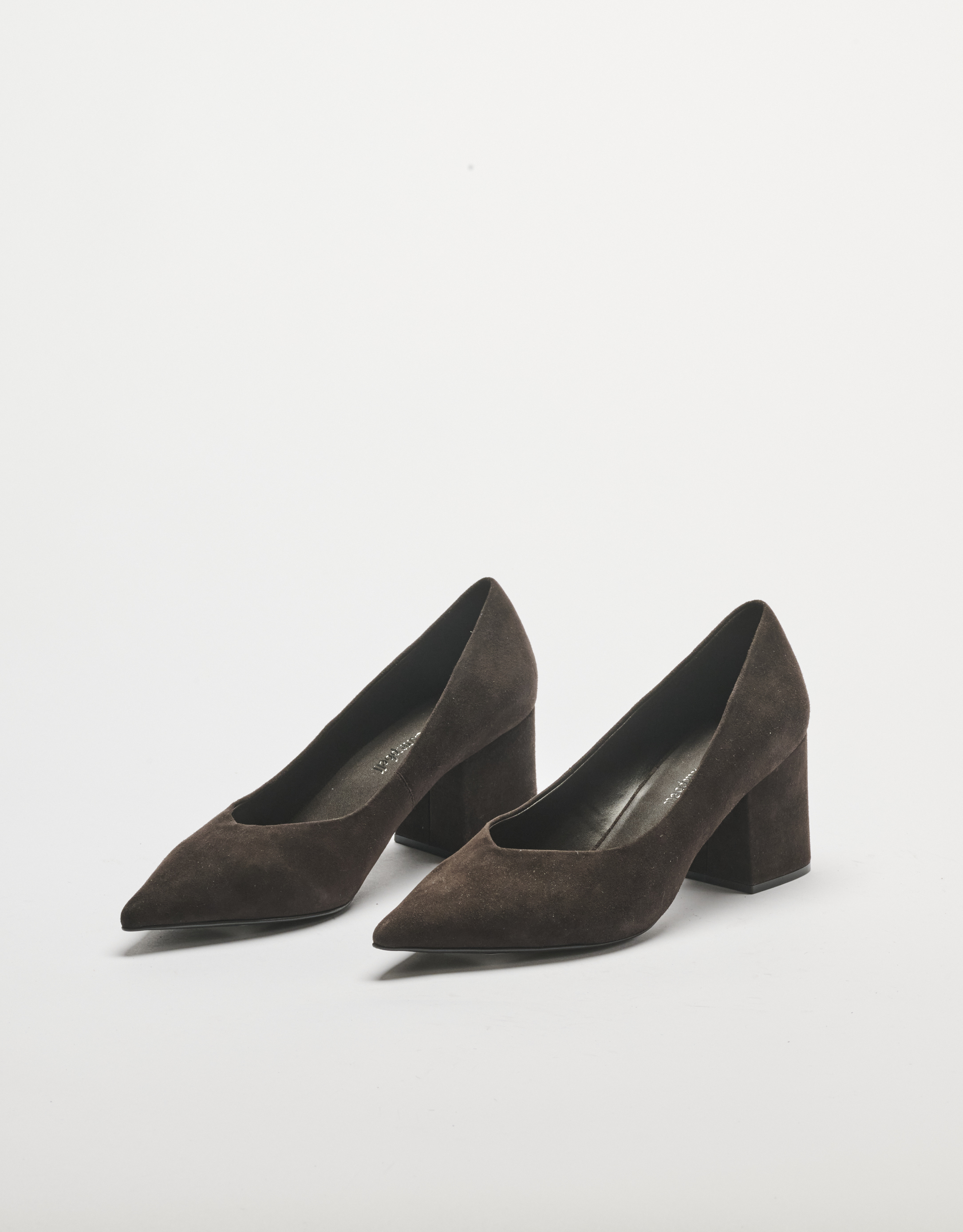 נעלי נשים - Jeffrey Campbell - נעלי סירה  HOURGLASS - חום כהה3