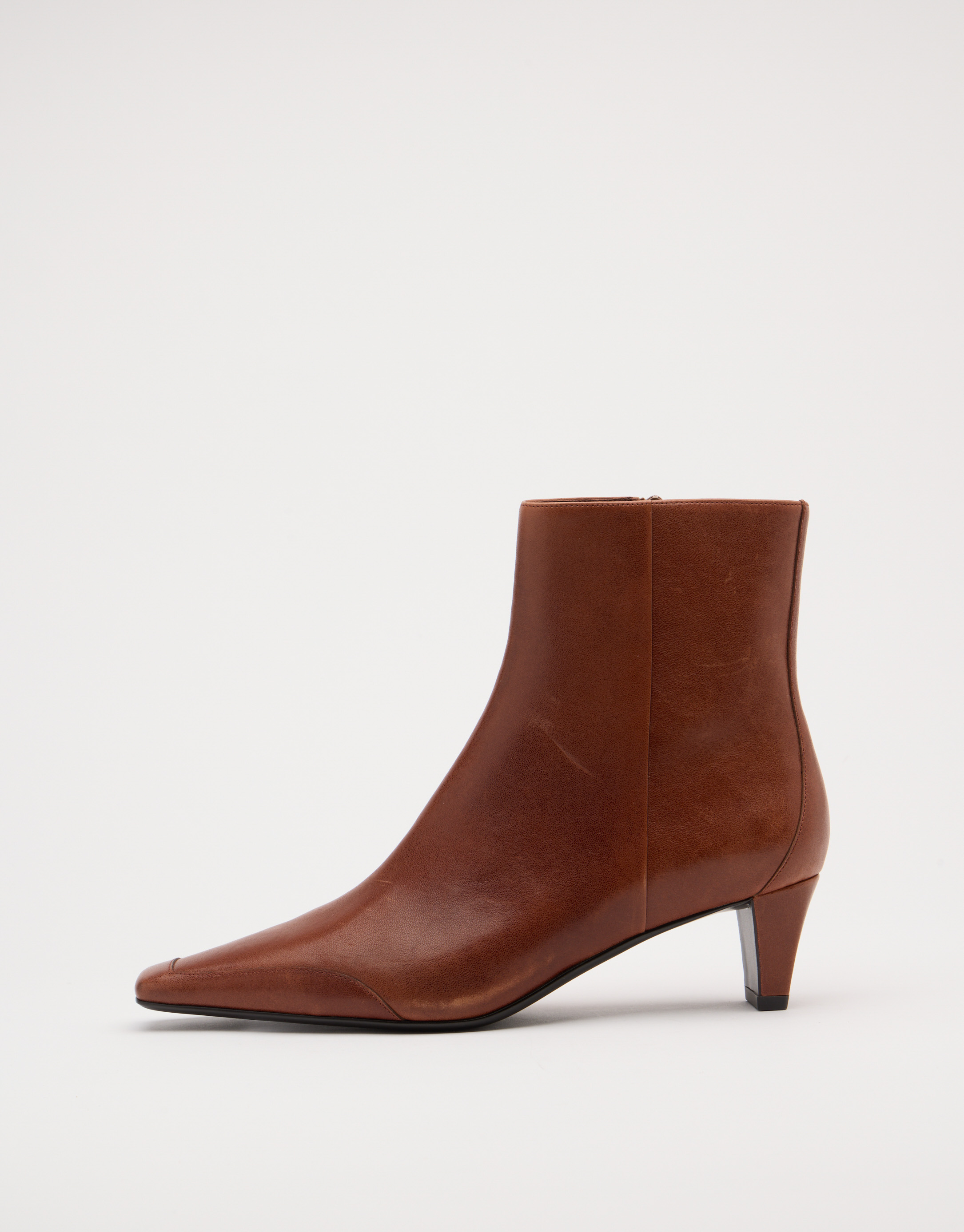 נעלי נשים - Jeffrey Campbell - מגפונים עם עקב OUTWEST - חום2