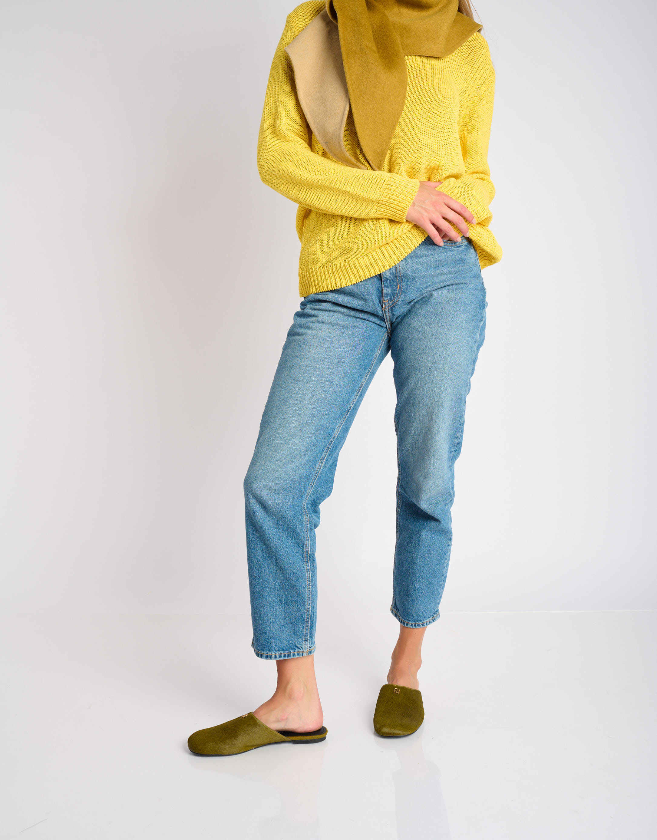 נעלי נשים -  - כפכפים שטוחים MARANTA - חאקי3