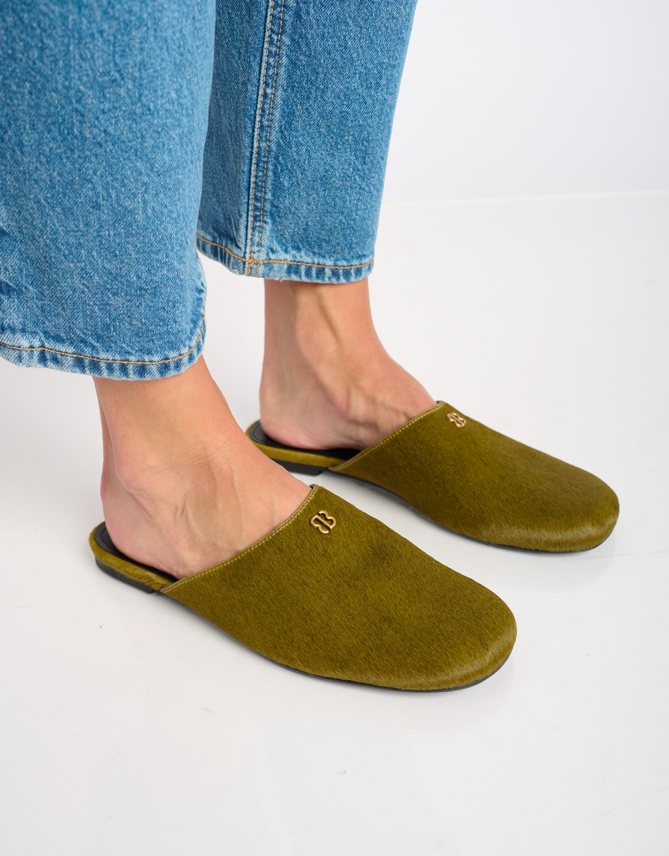 נעלי נשים -  - כפכפים שטוחים MARANTA - חאקי4