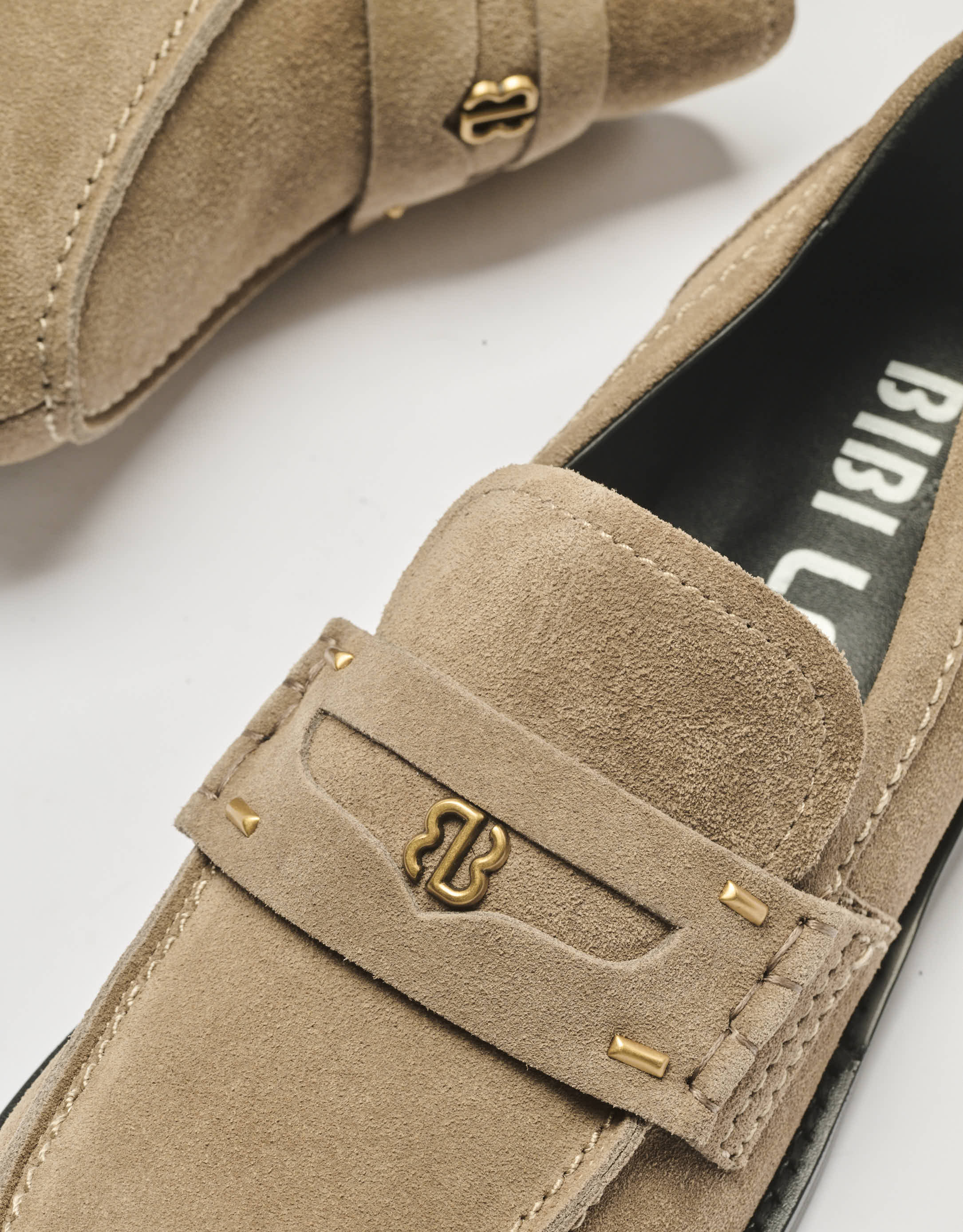 נעלי נשים -  - נעלי מוקסין זמש DALIA - בז'1