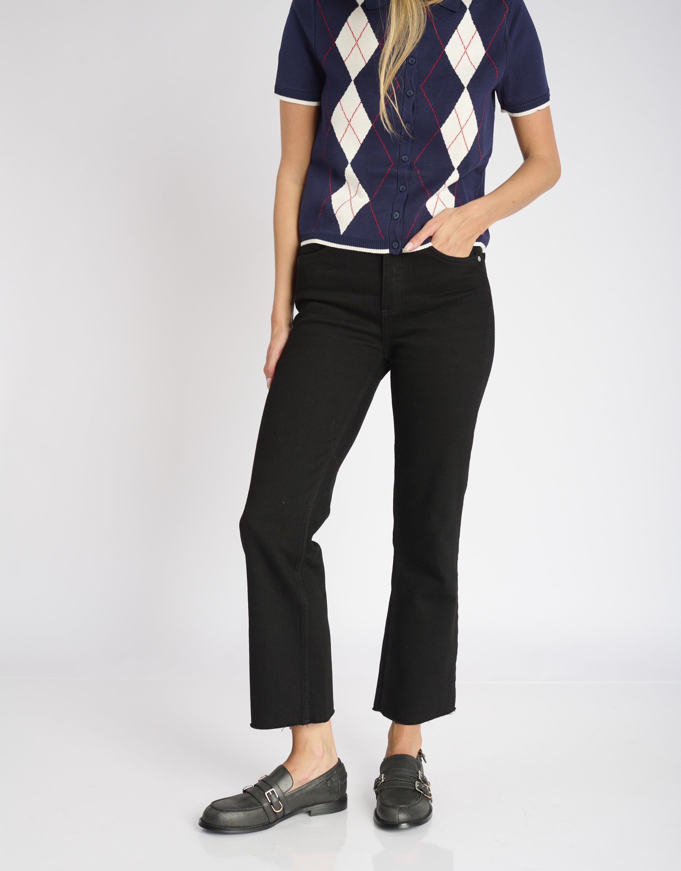 נעלי נשים -  - נעלי מוקסין ANAIS - שחור1