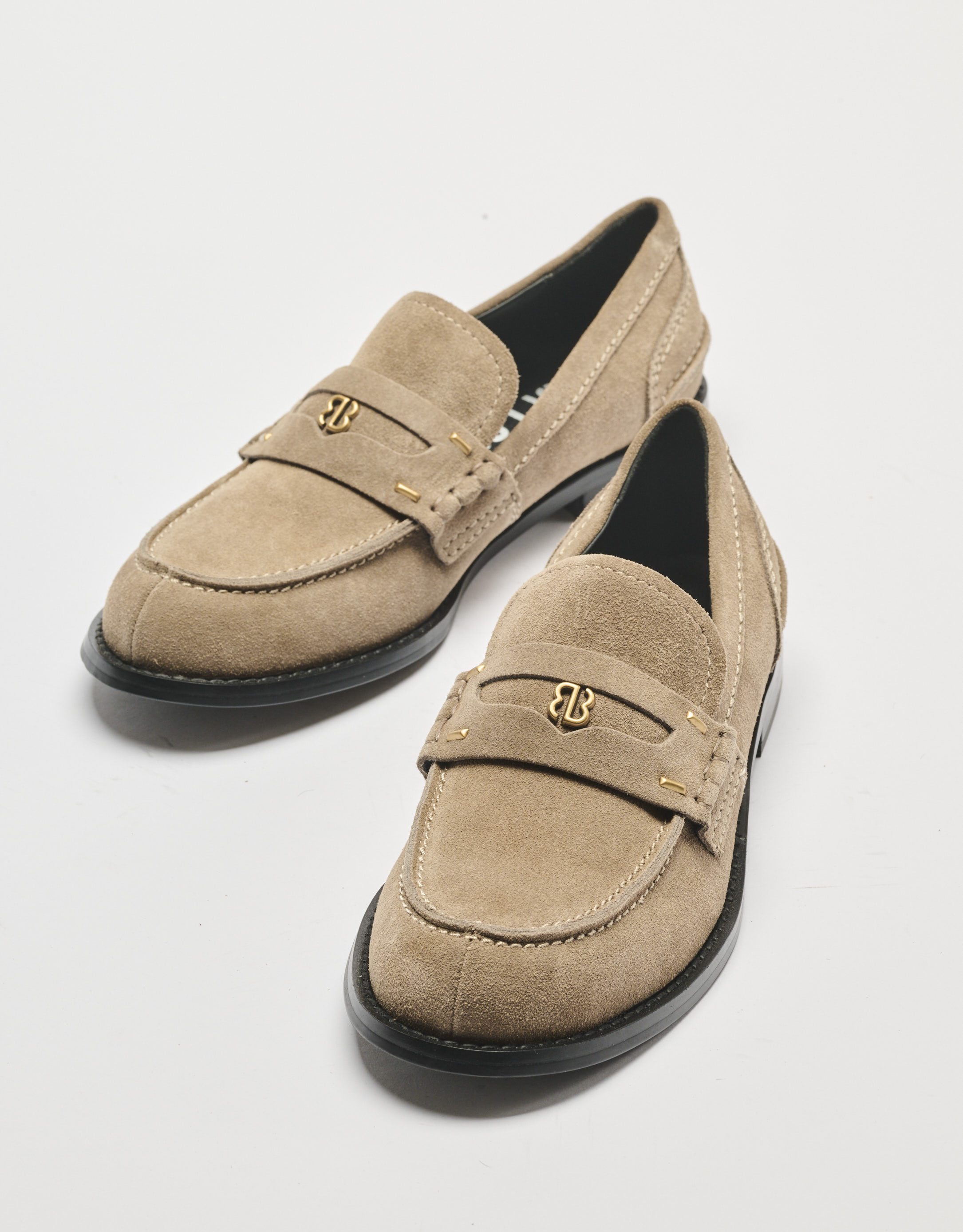 נעלי נשים -  - נעלי מוקסין זמש DALIA - בז'4