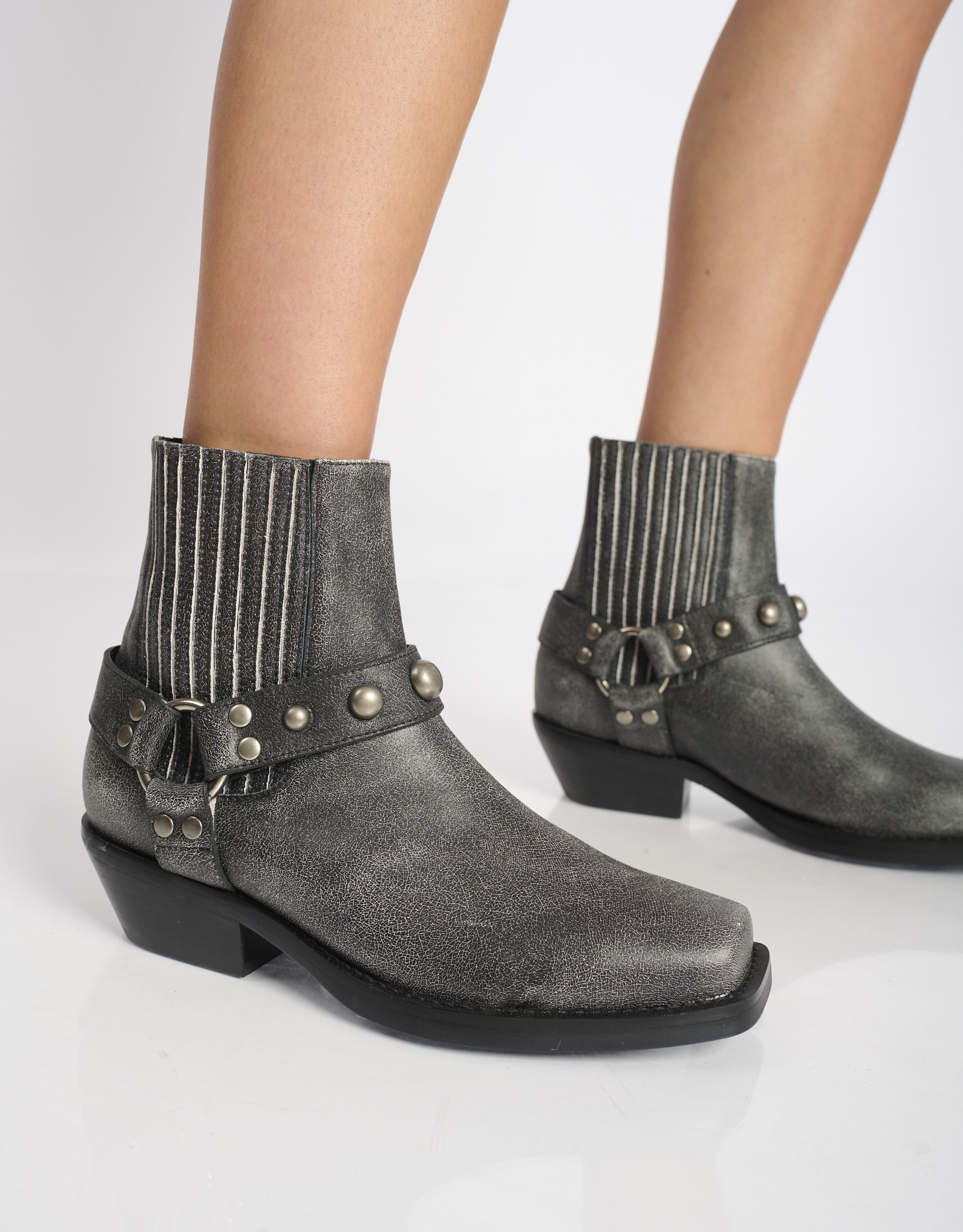 נעלי נשים -  - מגפוני בוקרים ANANDA - שחור מיוחד2