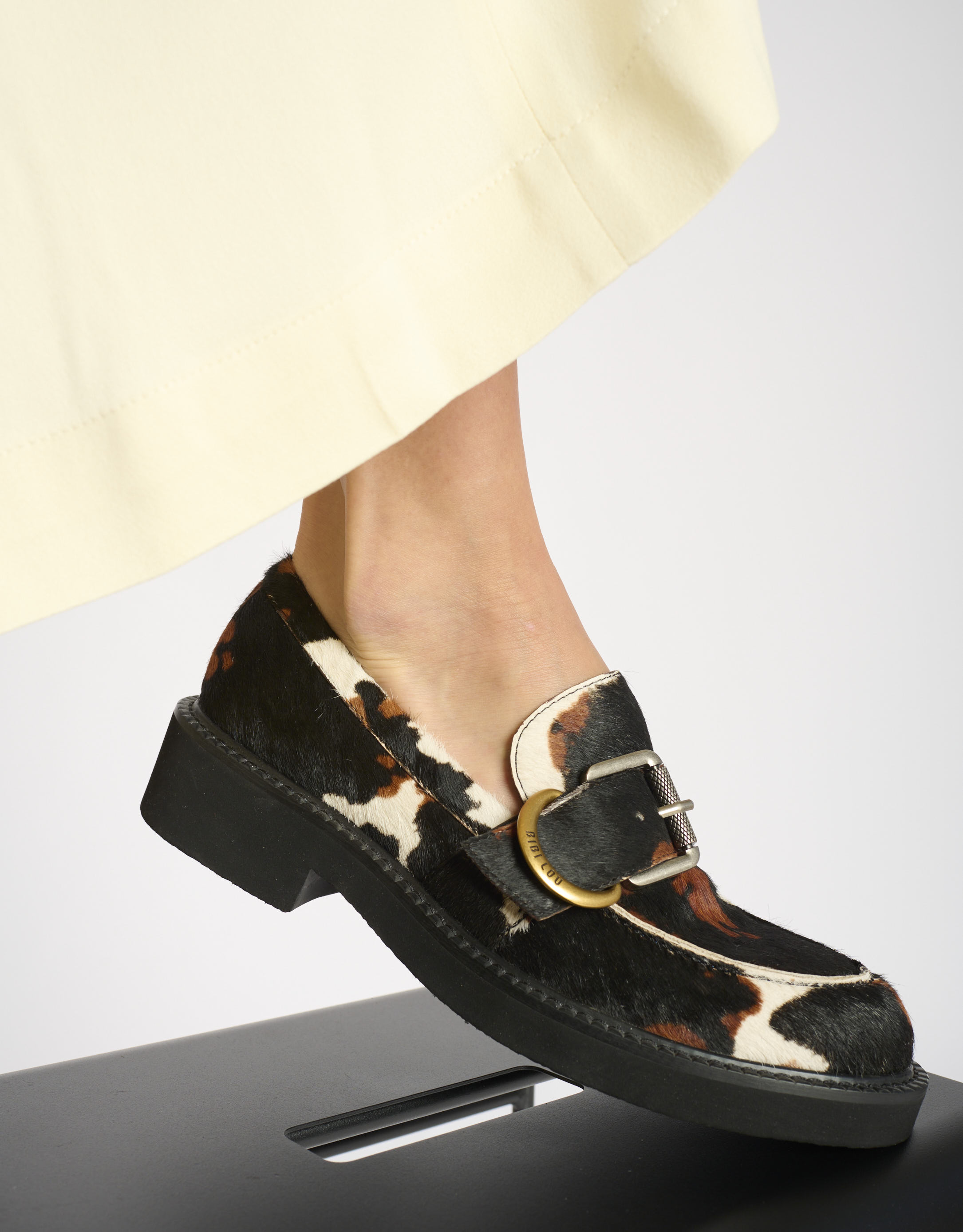 נעלי נשים -  - נעלי מוקסין KIMIA - לבן   חום2