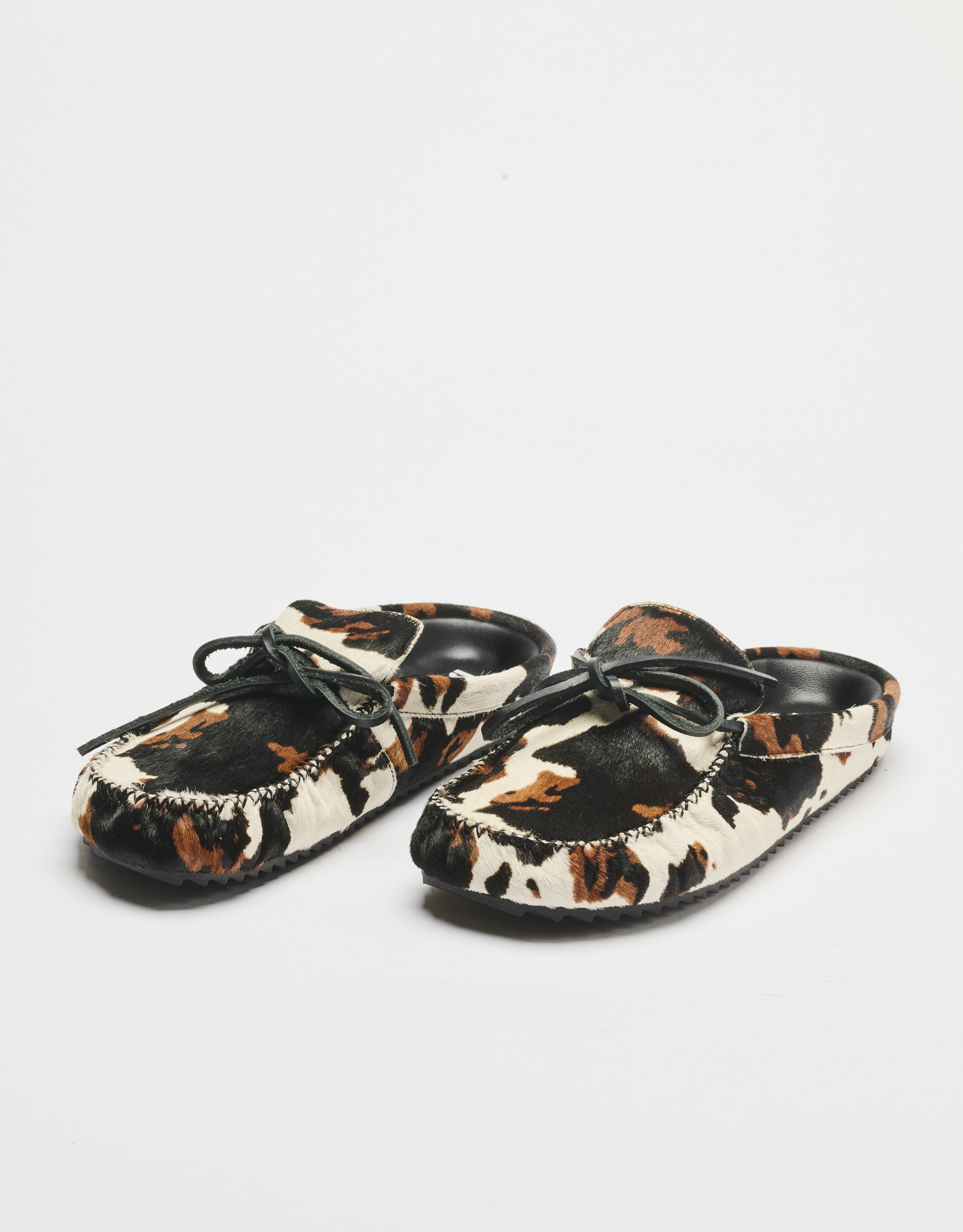 נעלי נשים -  - כפכפים עם הדפס ALEXIA - לבן   חום1