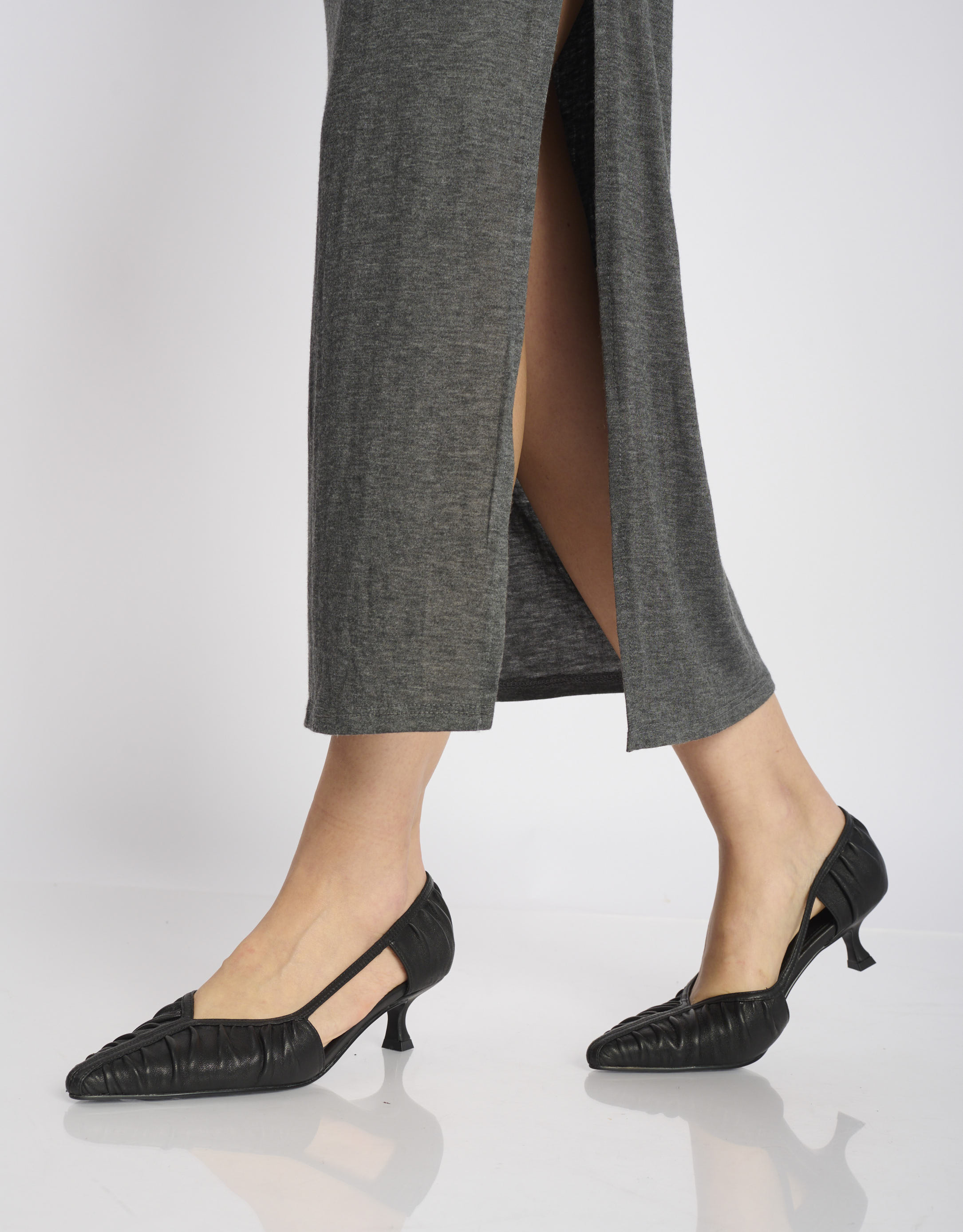 נעלי נשים -  - נעלי סירה עם עקב RIGEL - שחור1