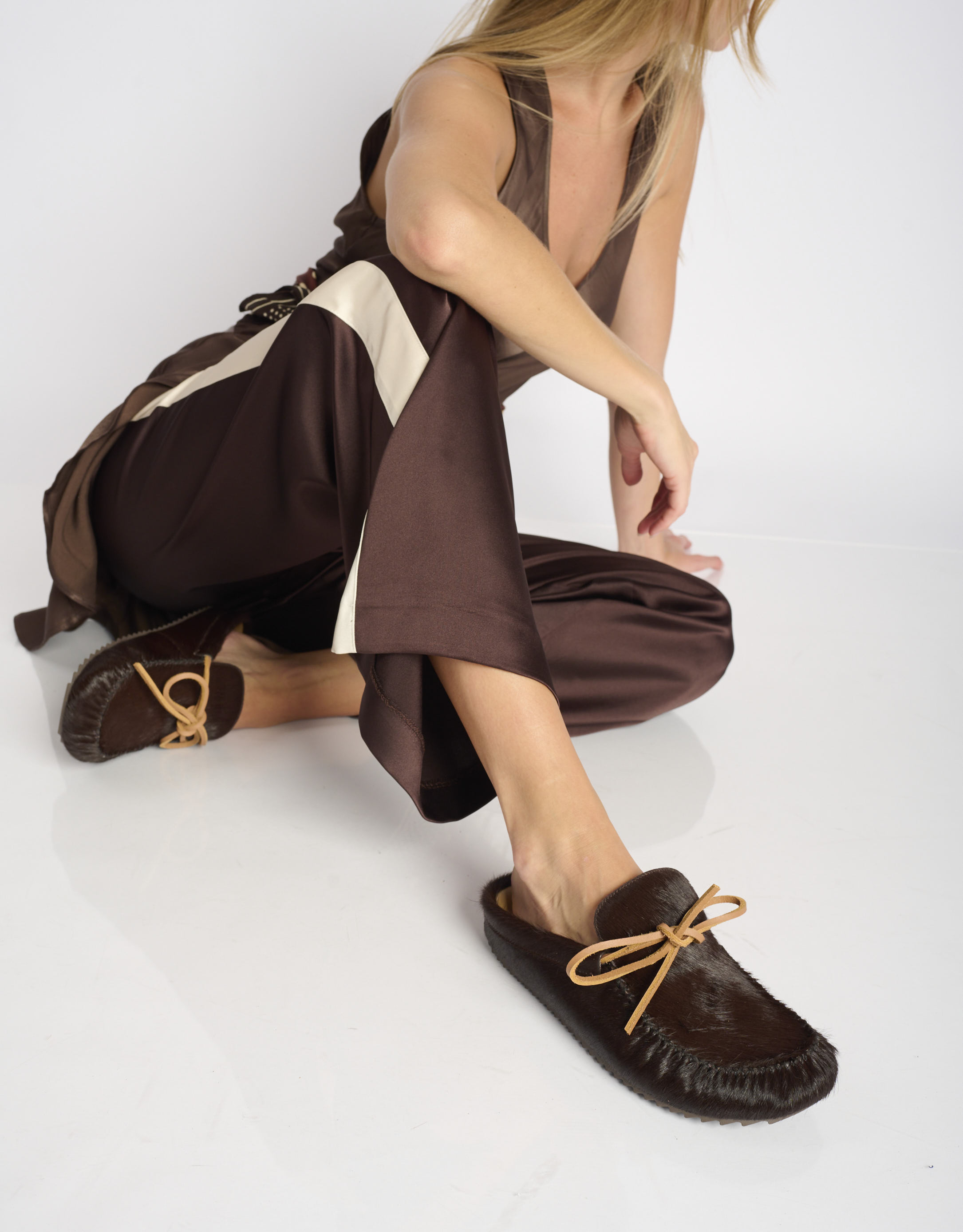 נעלי נשים -  - כפכפים ALEXIA - חום כהה2