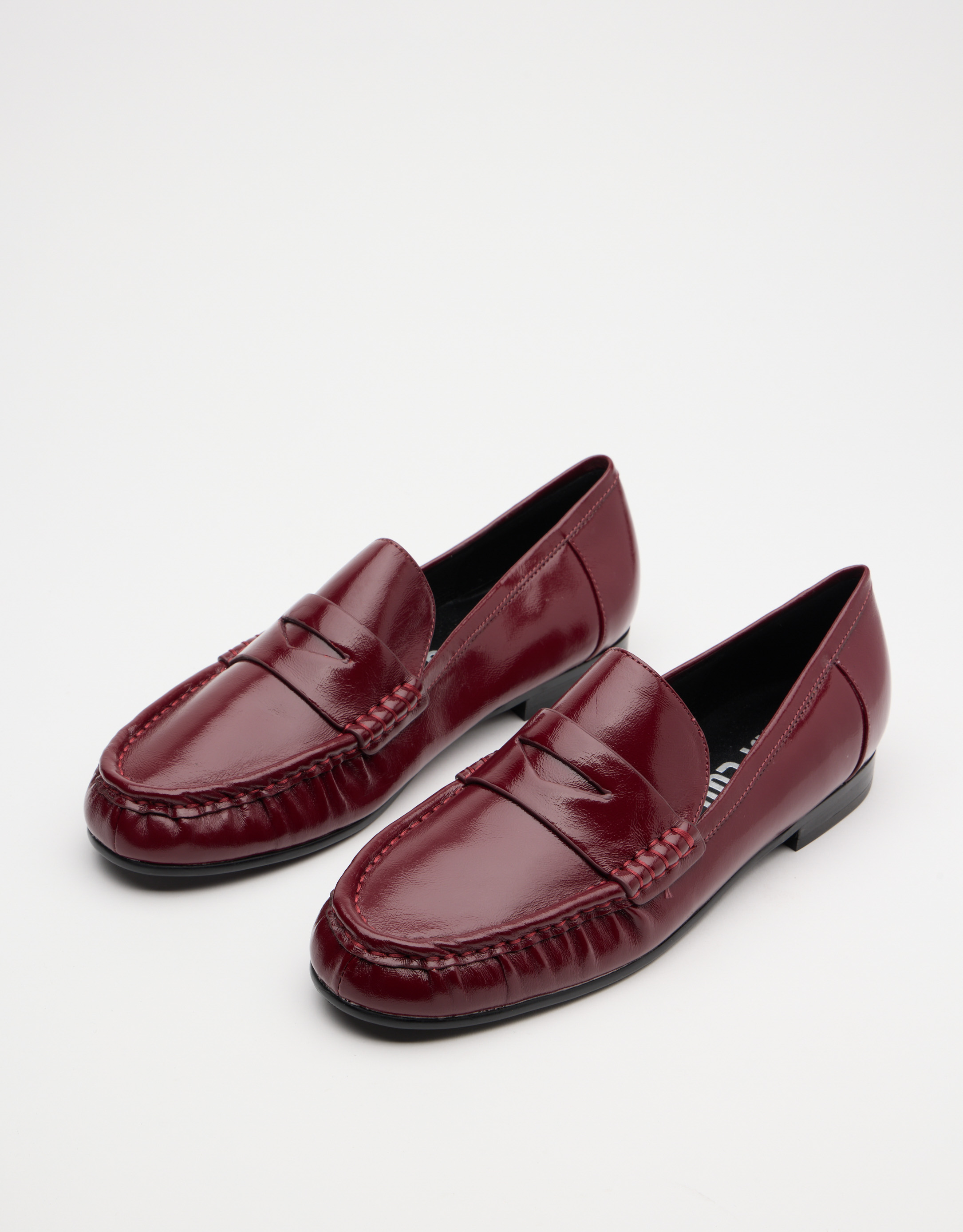 נעלי נשים -  - נעלי מוקסין LYRA - בורדו2