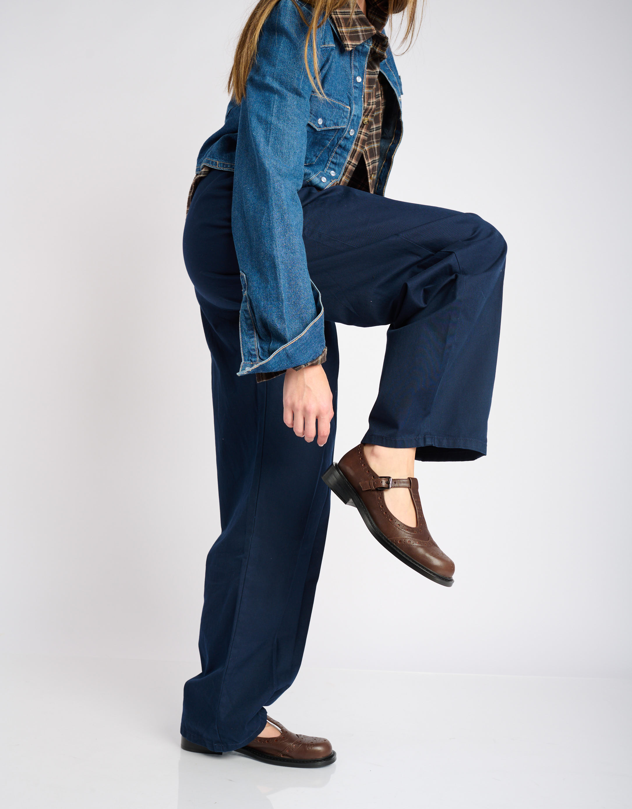 נעלי נשים -  - נעלי בובה MAIA - חום כהה2