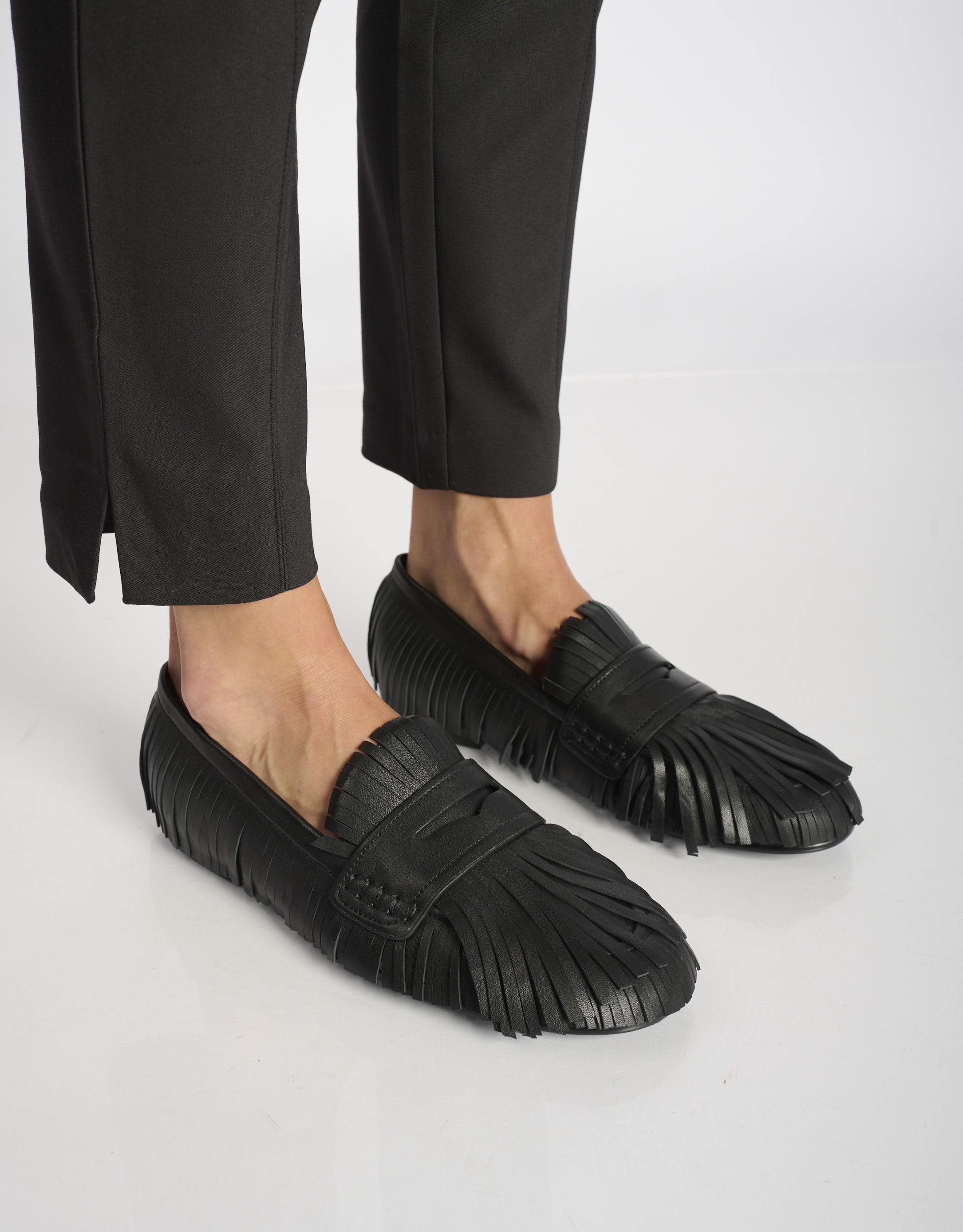 נעלי נשים -  - נעלי מוקסין MIZAR - שחור2