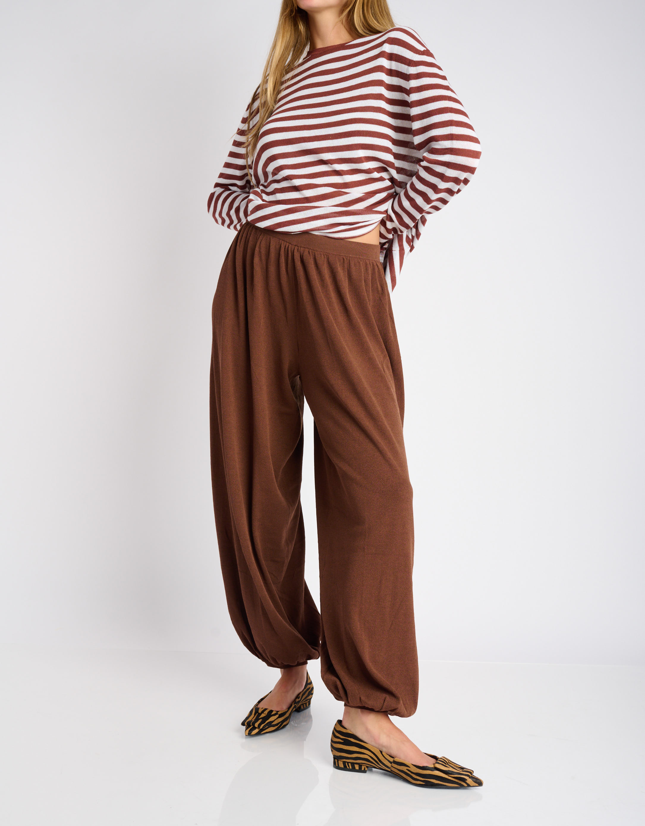 נעלי נשים -  - נעלי סירה עם הדפס BONNIE - זברה2