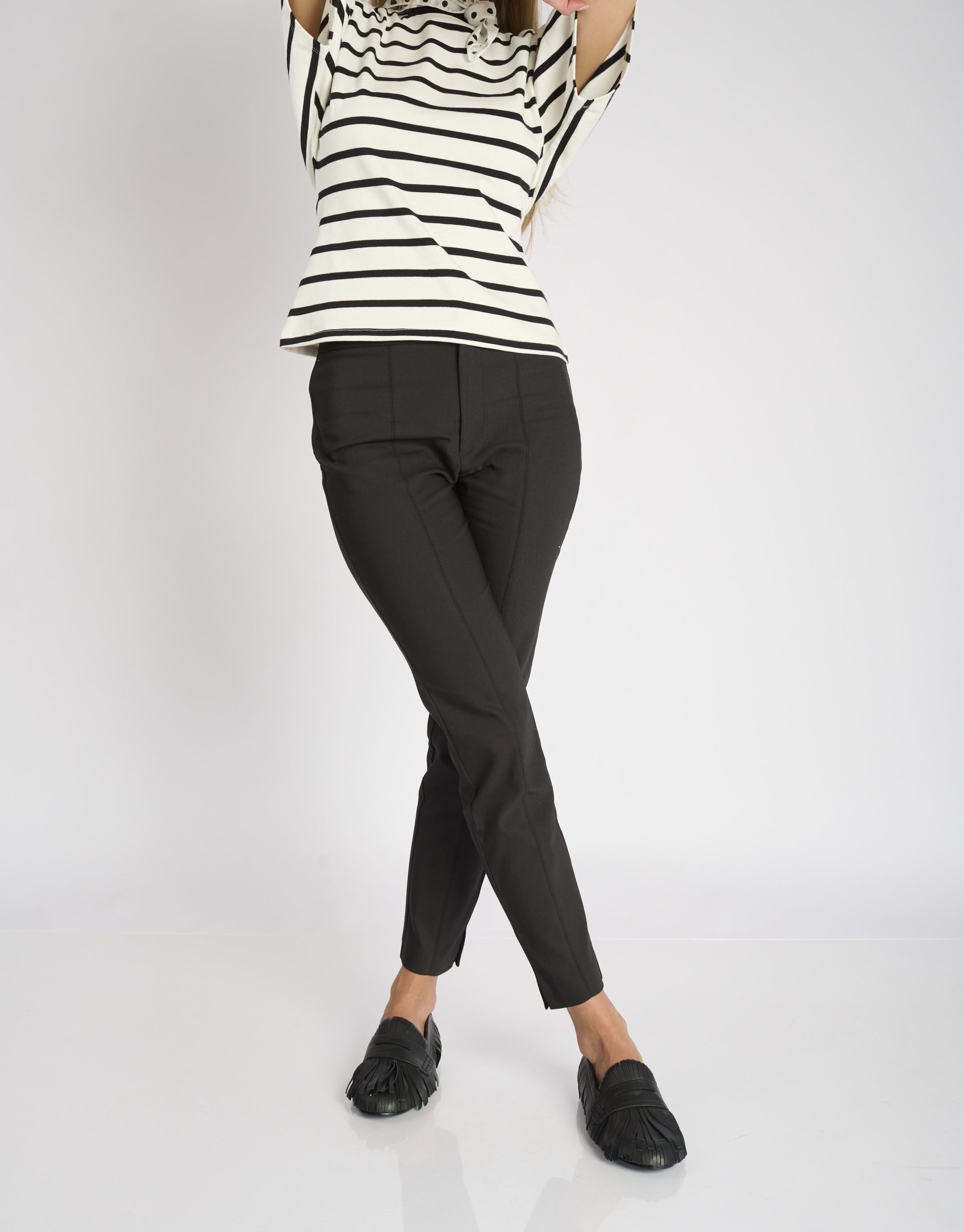 נעלי נשים -  - נעלי מוקסין MIZAR - שחור3