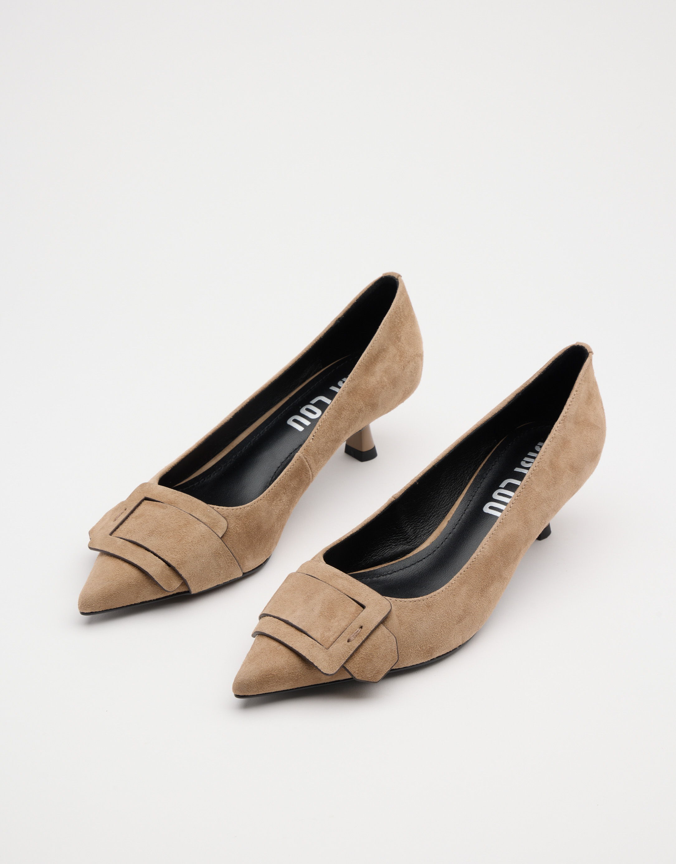 נעלי נשים -  - נעלי סירה עם עקב ALTAR - בז'3