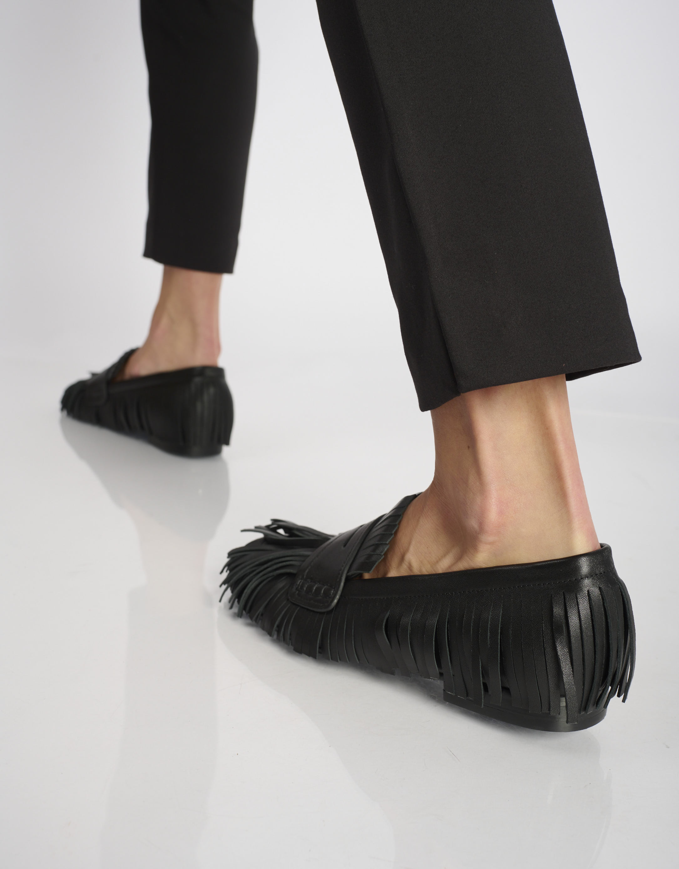 נעלי נשים -  - נעלי מוקסין MIZAR - שחור4