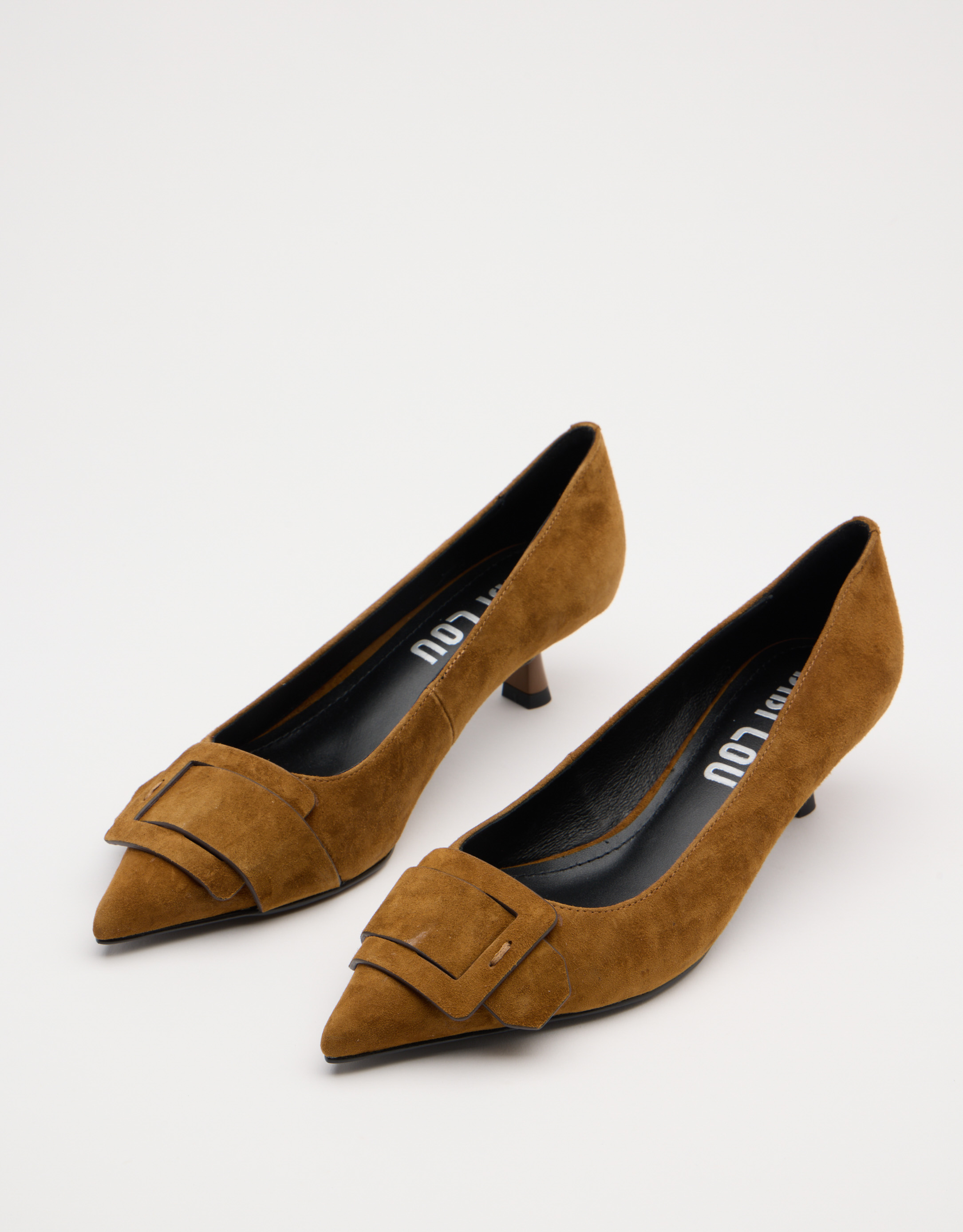 נעלי נשים -  - נעלי סירה עם עקב ALTAR - קאמל4