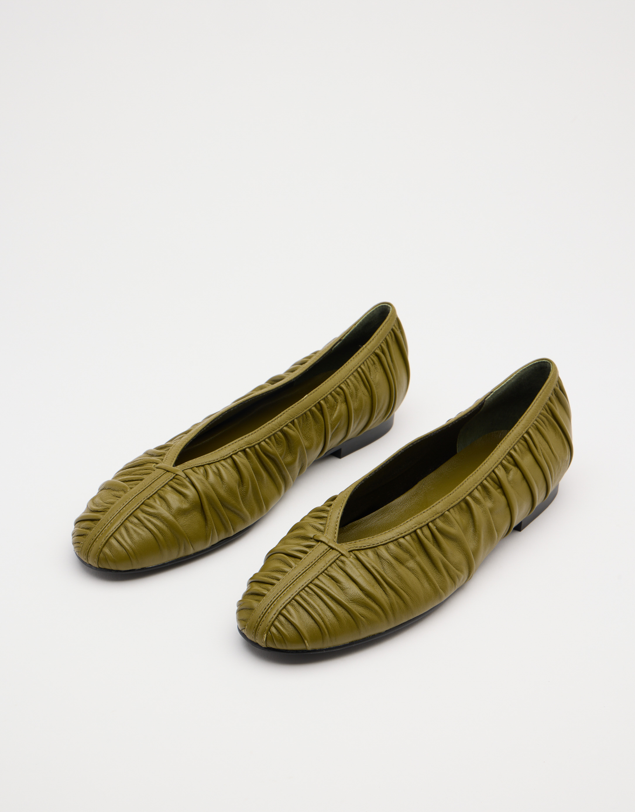 נעלי נשים -  - נעלי סירה שטוחות RIGEL - חאקי3