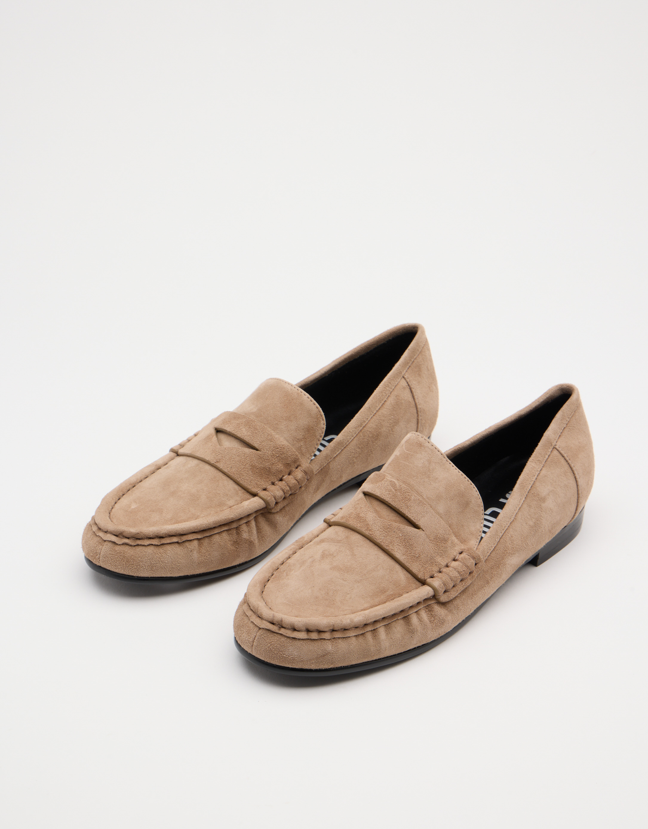 נעלי נשים -  - נעלי מוקסין זמש LYRA - בז'4