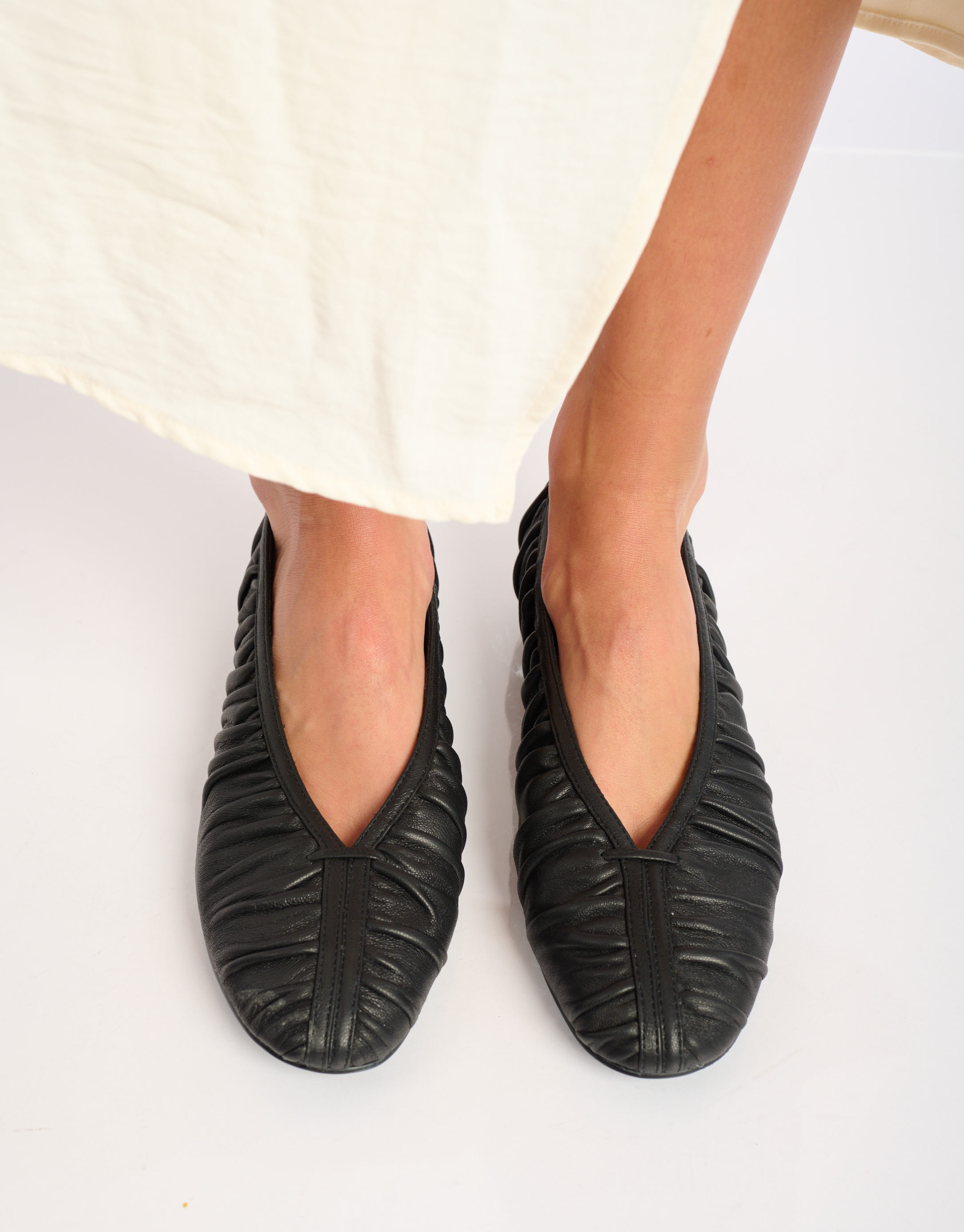 נעלי נשים -  - נעלי סירה שטוחות RIGEL - שחור4