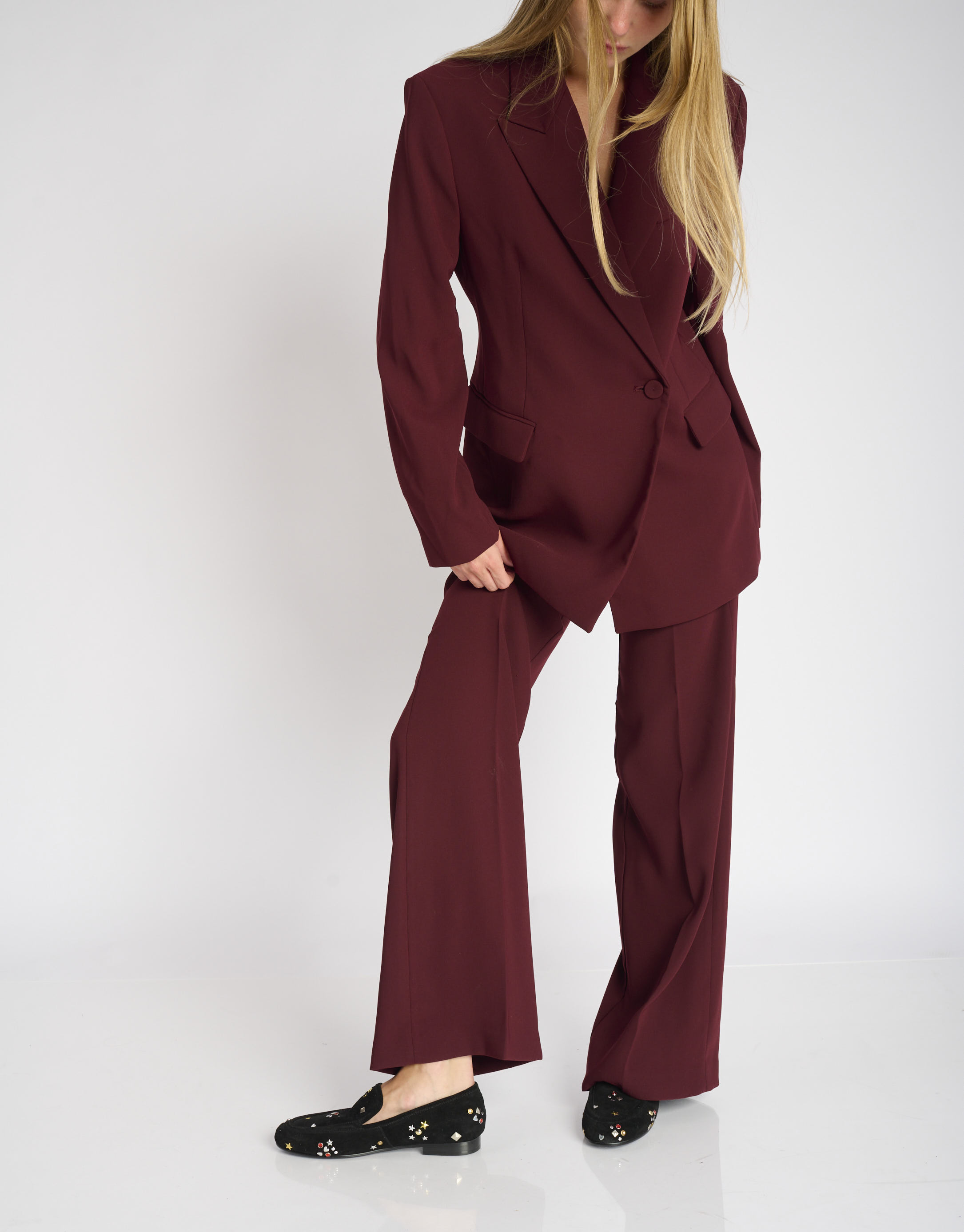 נעלי נשים -  - נעיל מוקסין ניטים MIZAR - שחור2