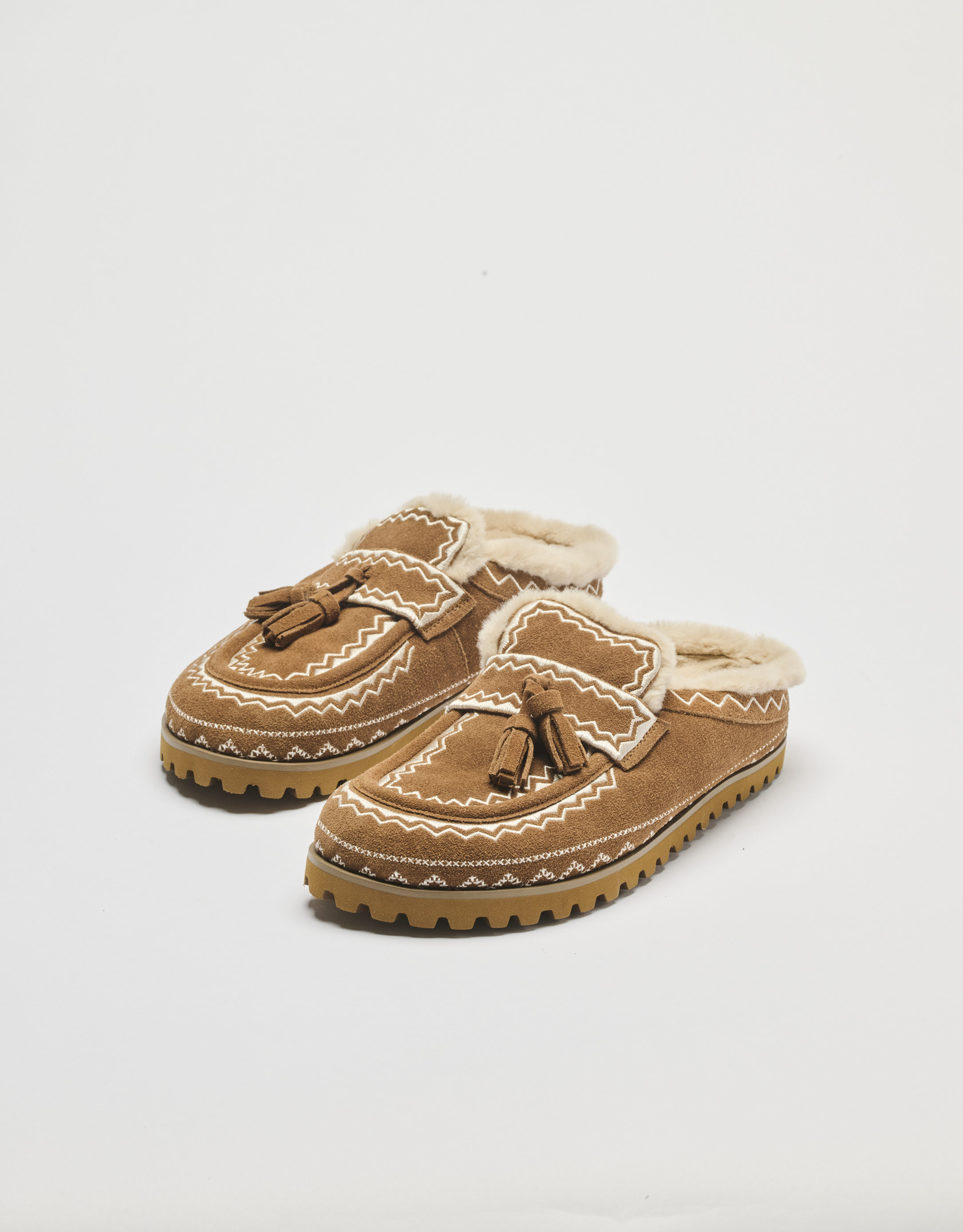 נעלי נשים -  - כפכפי זמש MERAK - קאמל3