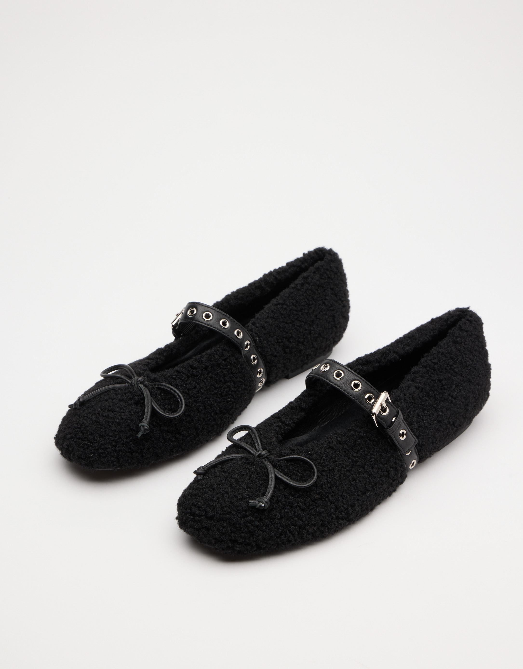 נעלי נשים -  - נעלי סירה שטוחות NASHIRA - שחור3