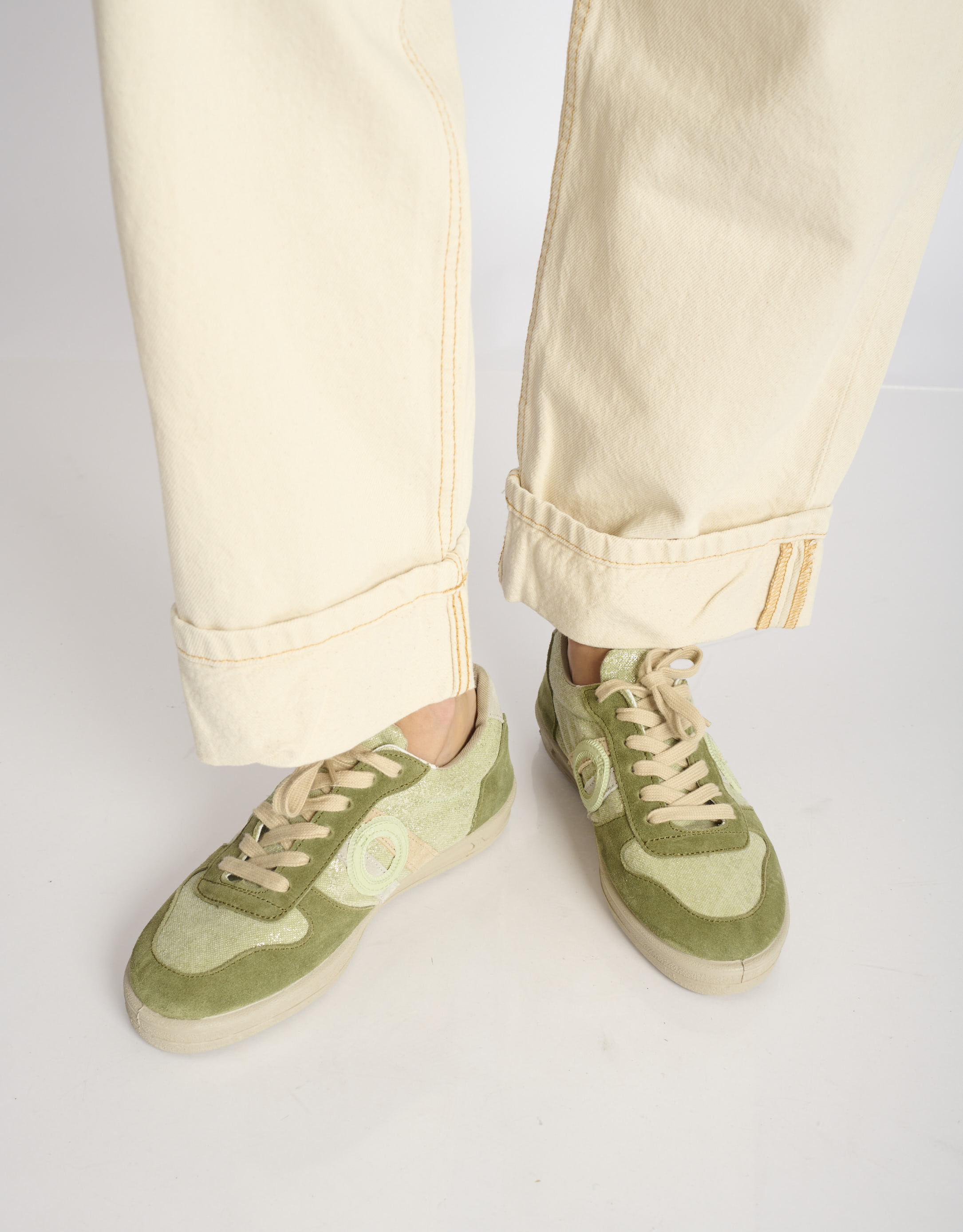 נעלי נשים - Aro - סניקרס קנבס FINCA - ירוק3