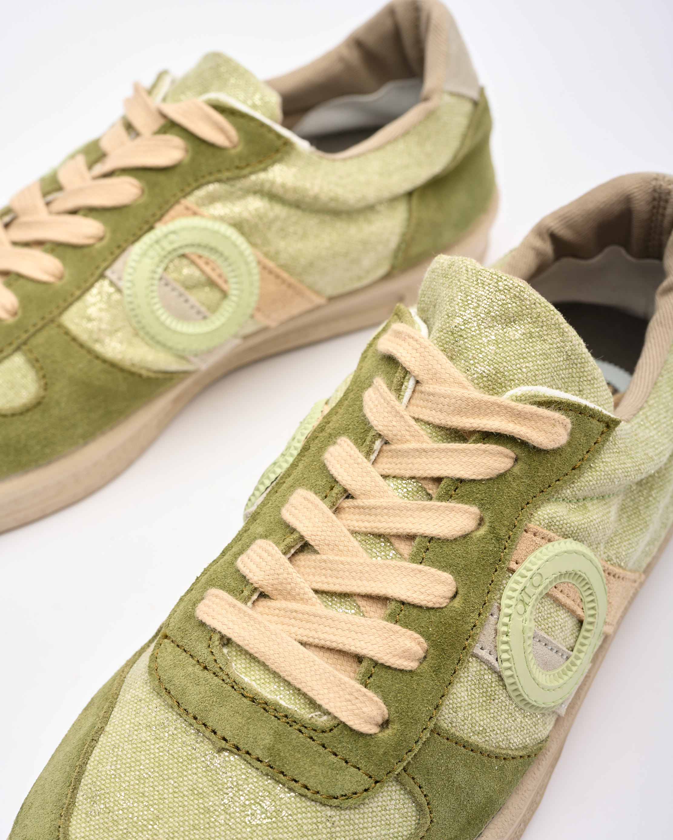 נעלי נשים - Aro - סניקרס קנבס FINCA - ירוק4